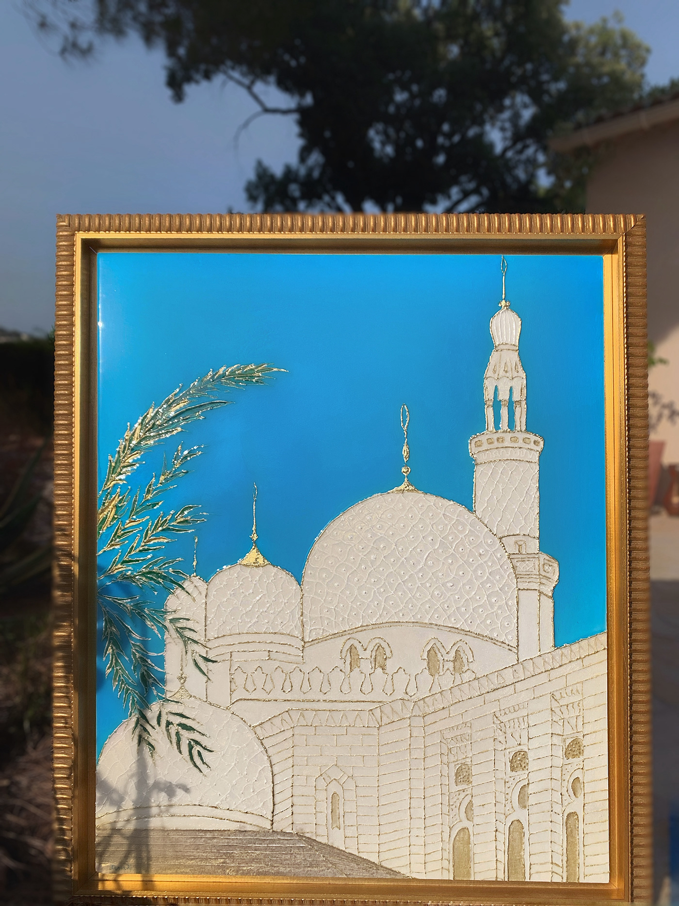 mosque epoxy resin resinart epoxyart Abstract Art fluidart artwork painting   dubai jumeirah