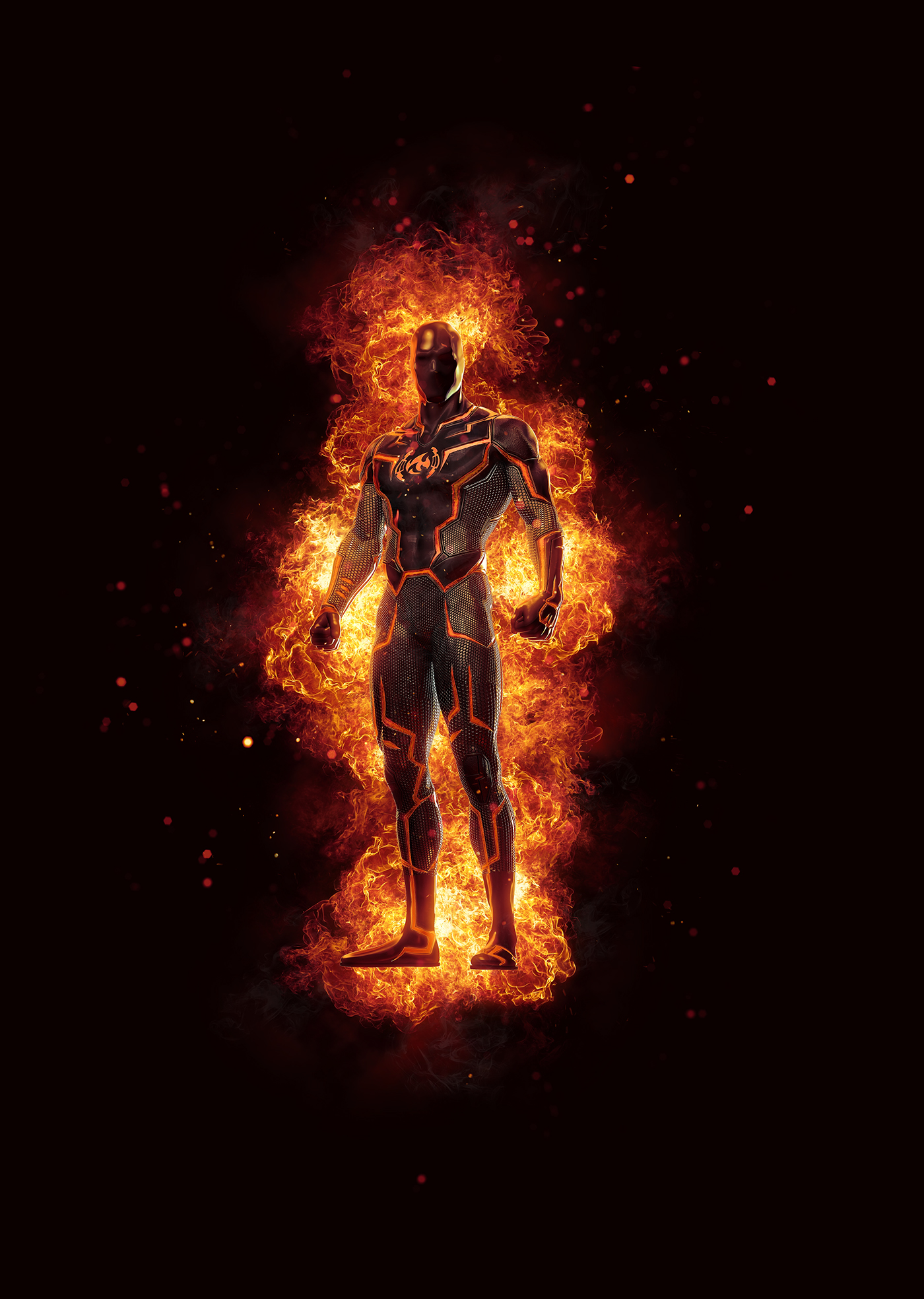 Thermo Man visual dupont nomex art direction  fire creative islam shipl