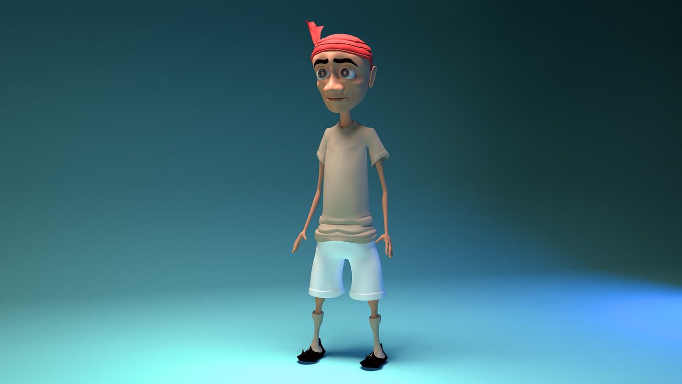 3D model 3D Character Character design  lowpoly animation  Games 3ds max