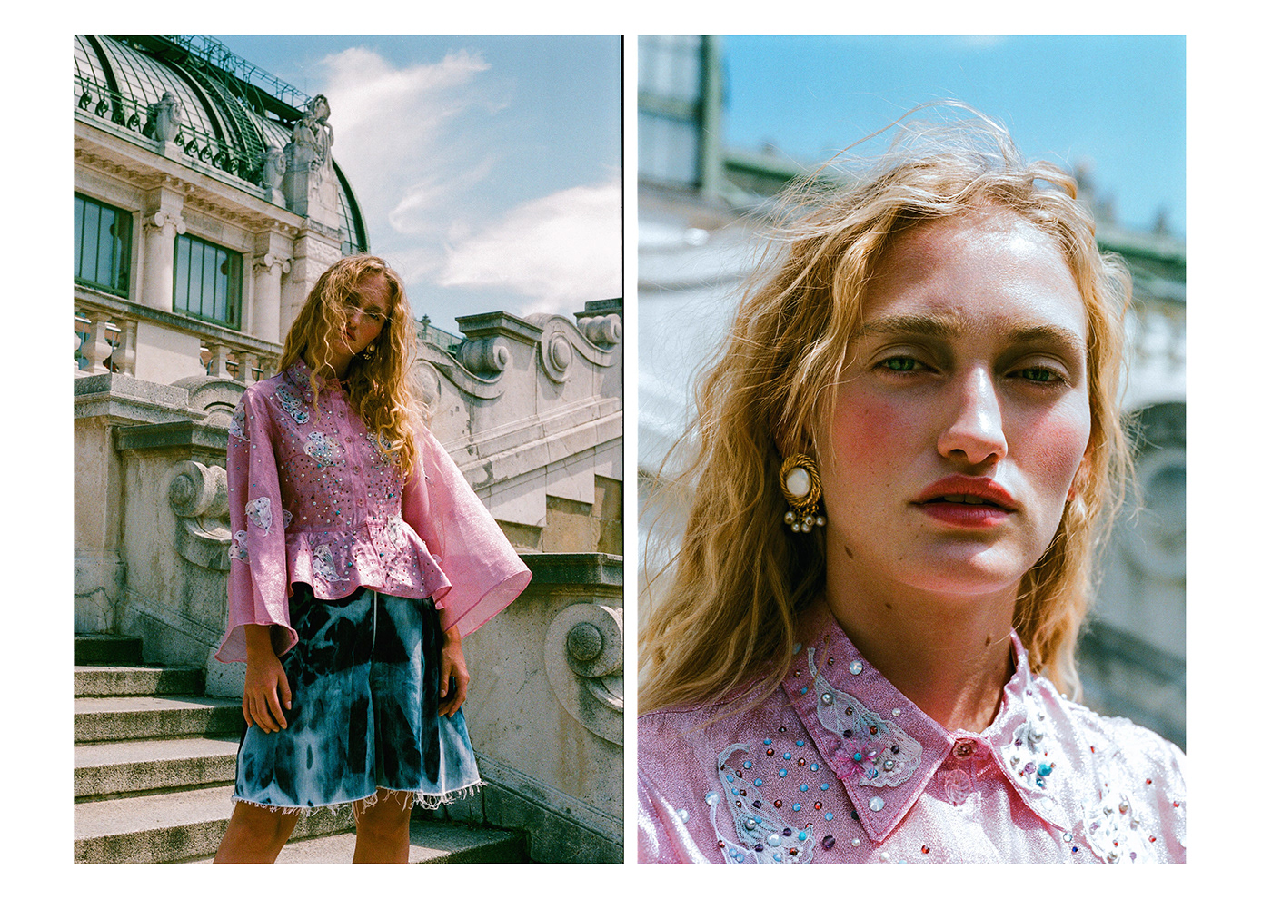 test editorial vienna agency model summer Analogue Film   minolta pink Fashion 