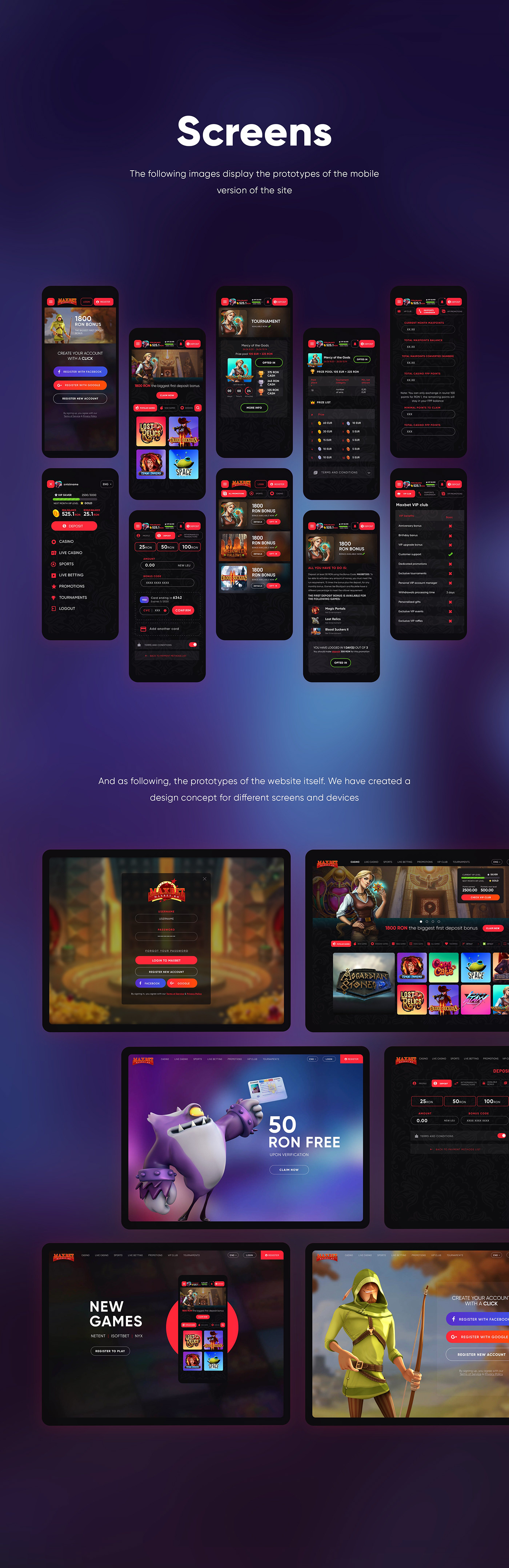 mobile Slots UI ux Web app application casino gambling game