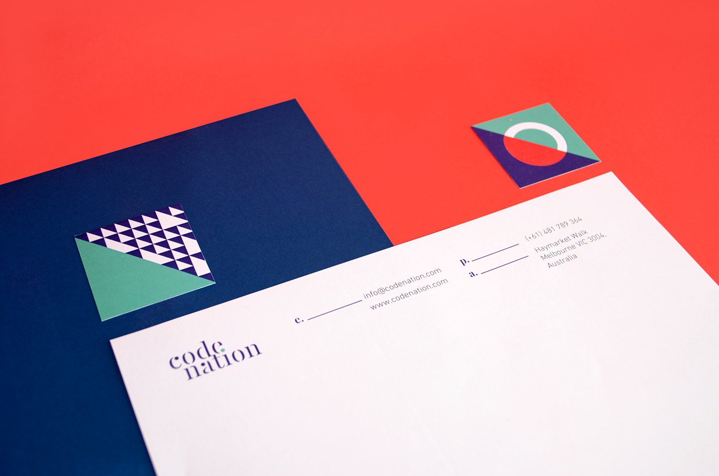 branding  flags color code digital studio design business card letterhead