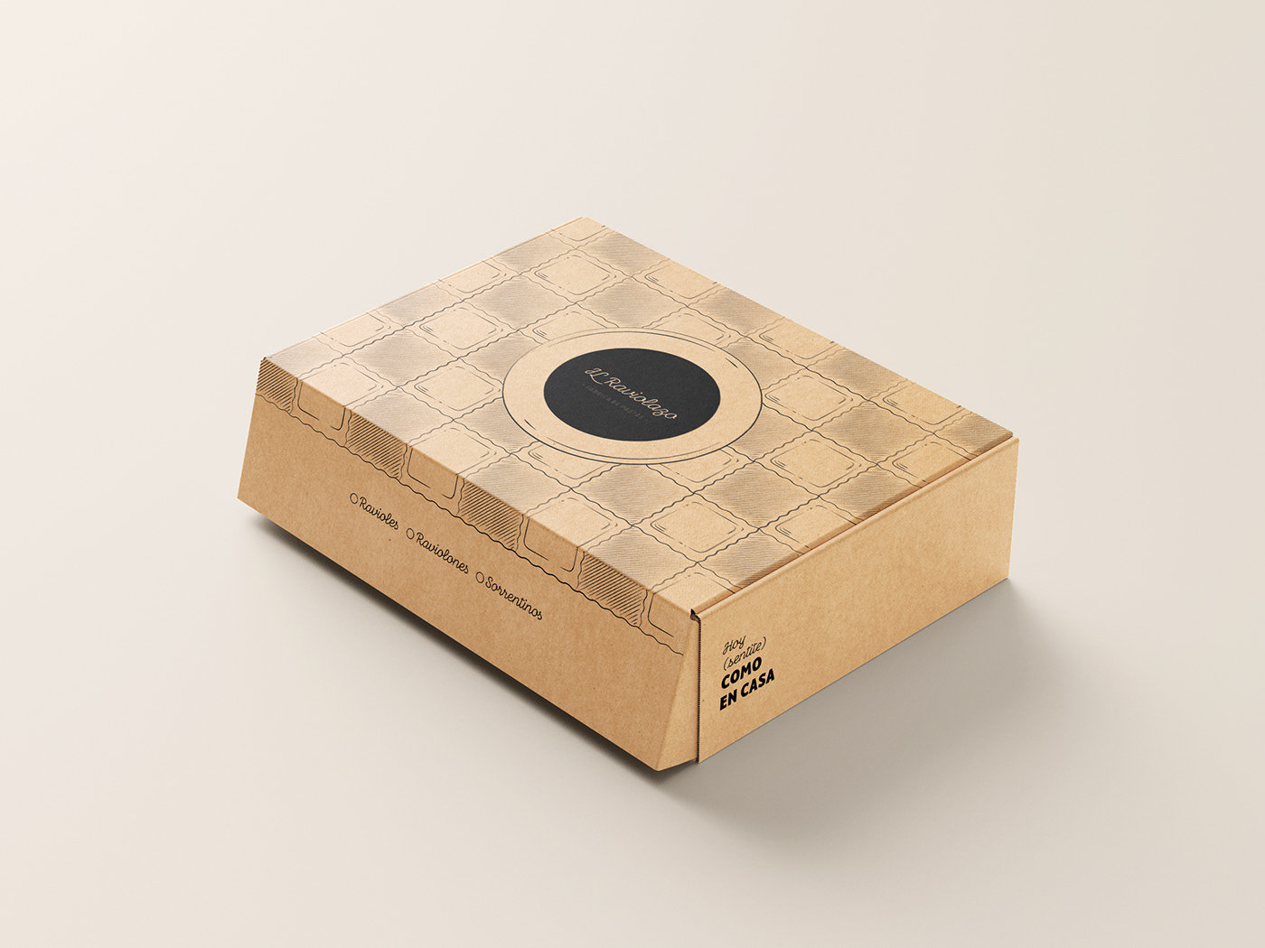 ravioli packaging design box foodpackaging  