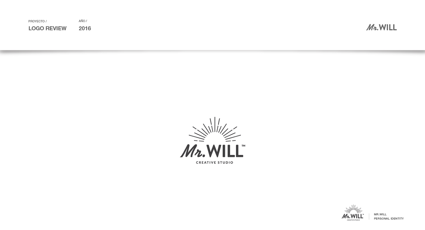 logo marca branding  mrwill Mr.Will Logotype Logotipo brand