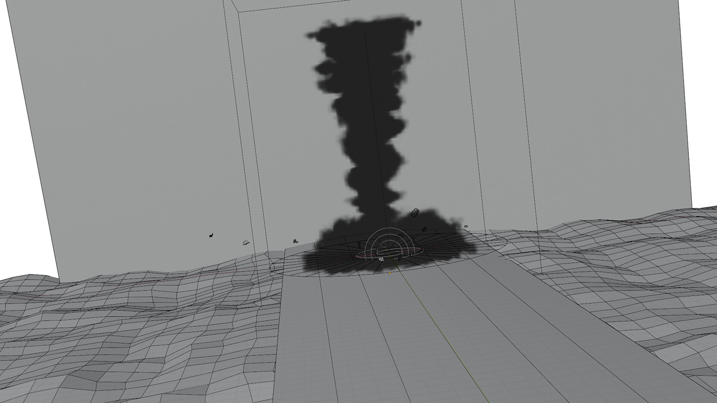 storm tornado vfx 3D Render blender blender3d 3d modeling