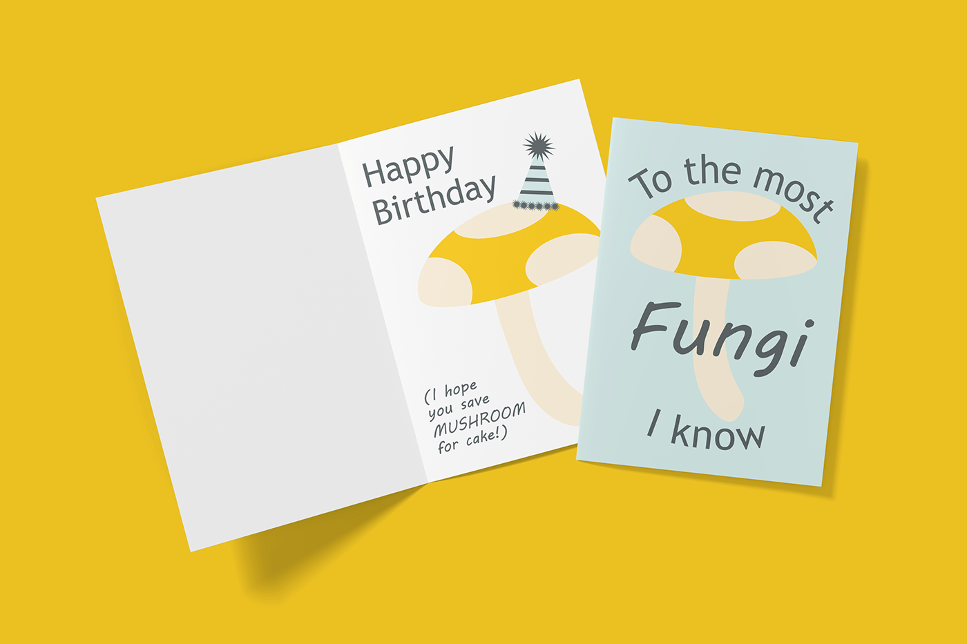 graphic design  birthday card science puns humor funny birthday card design