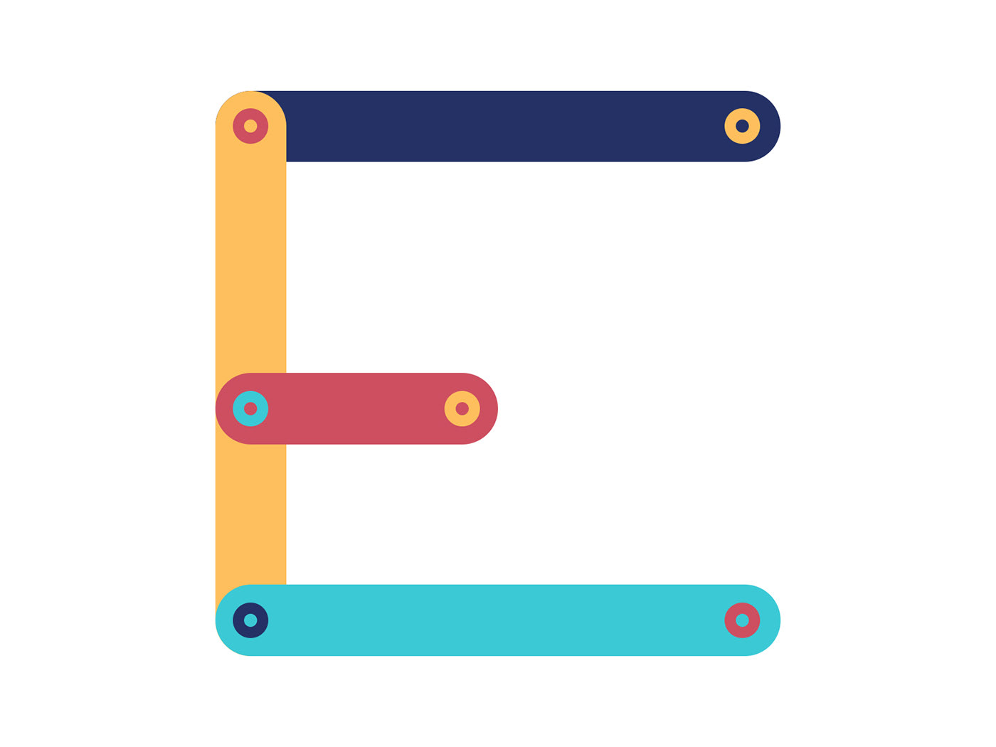 type colours Colourful  font alphabets typography  