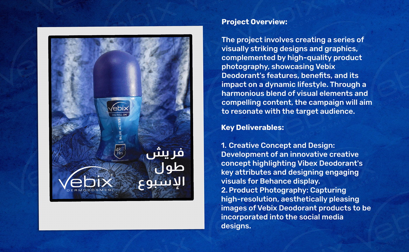 design Advertising  Photography  Social media post blue deodorant beauty photoshop marketing   graphic design 
