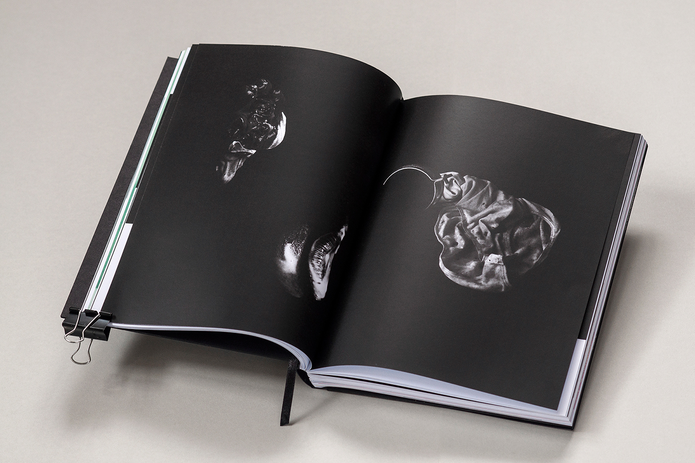 Gabriela Warzycka-Tutak eye artist black White Album book design catalog creative publishing  