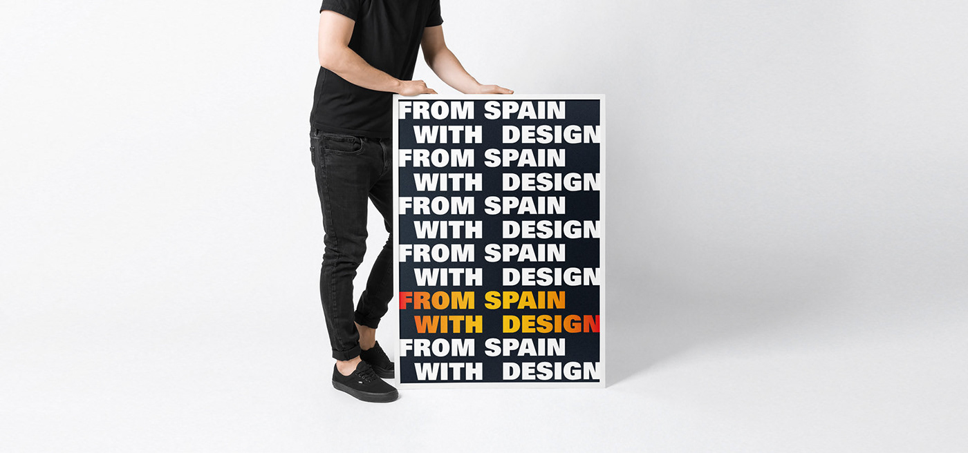 Exhibition  brand logo online interactive poster cultural spanish spain