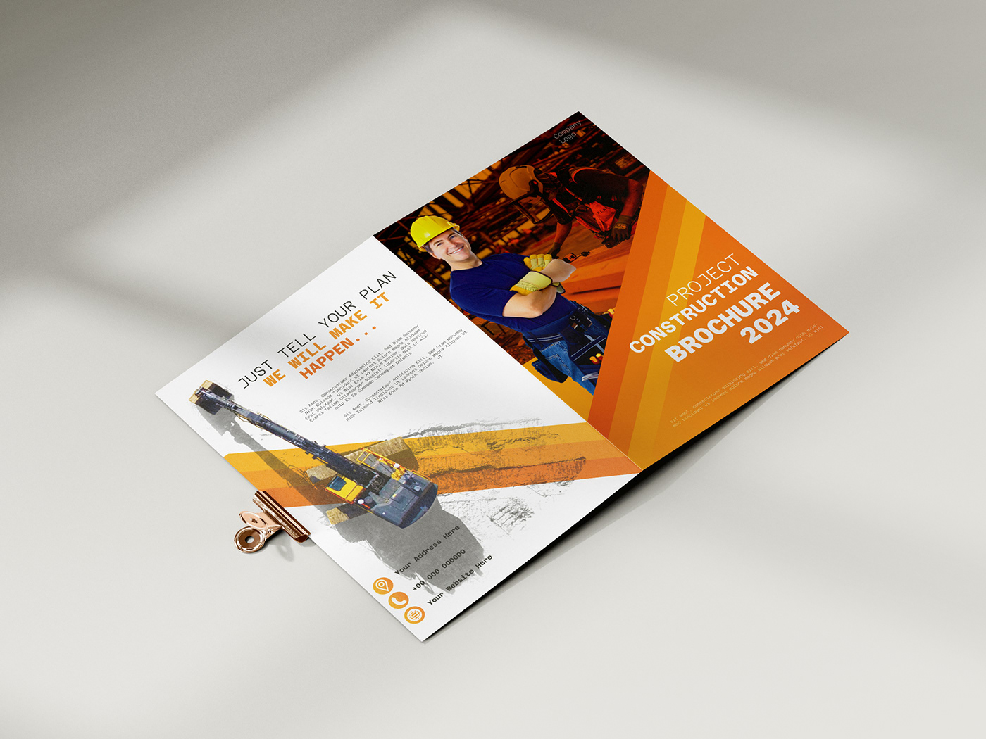 corporate Booklet magazine trifold brochure trifold brochure Brochures design Bi-fold a4 template