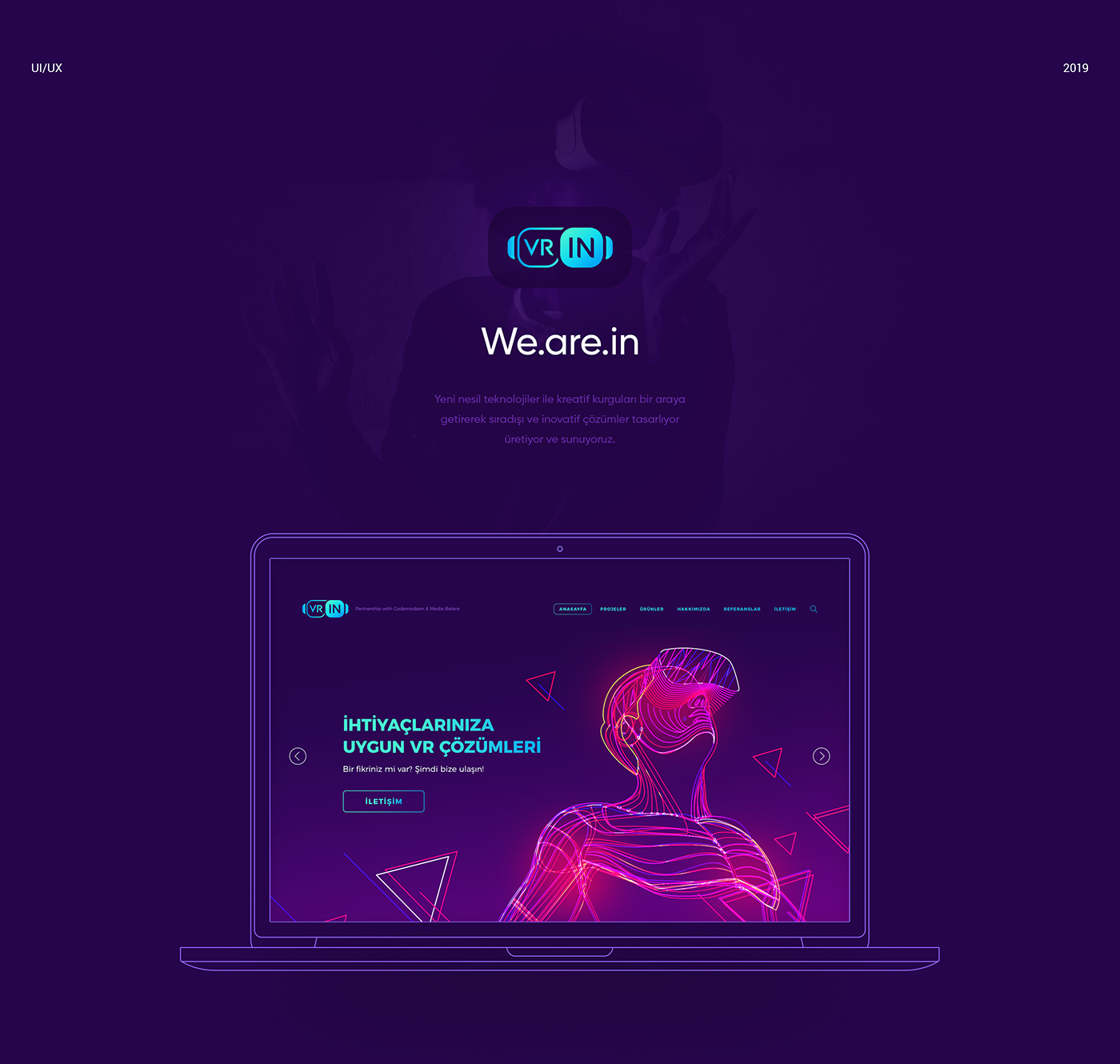 Website UI ux design interaction desktop vr AR Web Design  digital