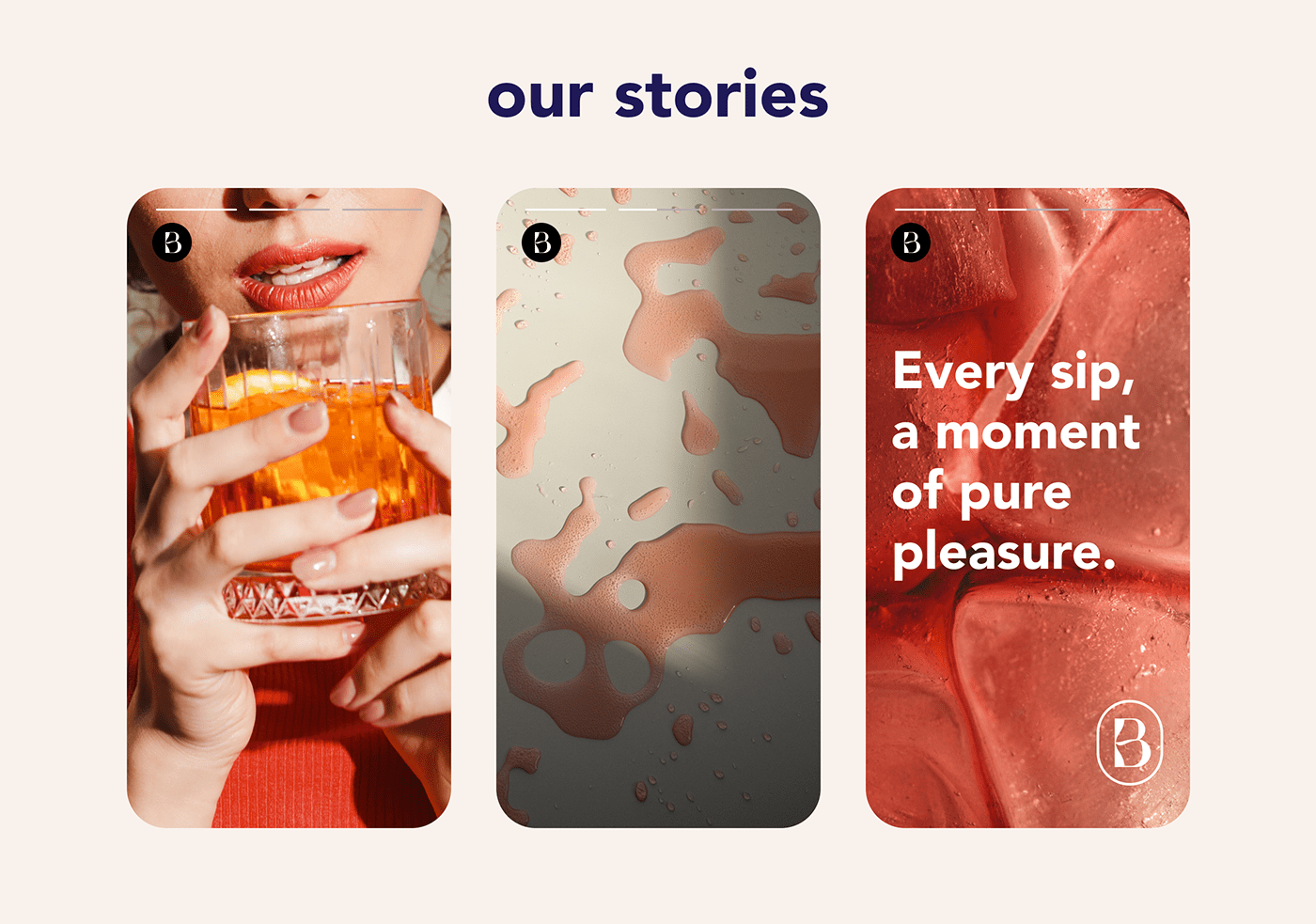 Blenda soda can conceptual packaging design and branding.  Instagram/facebook story design.
