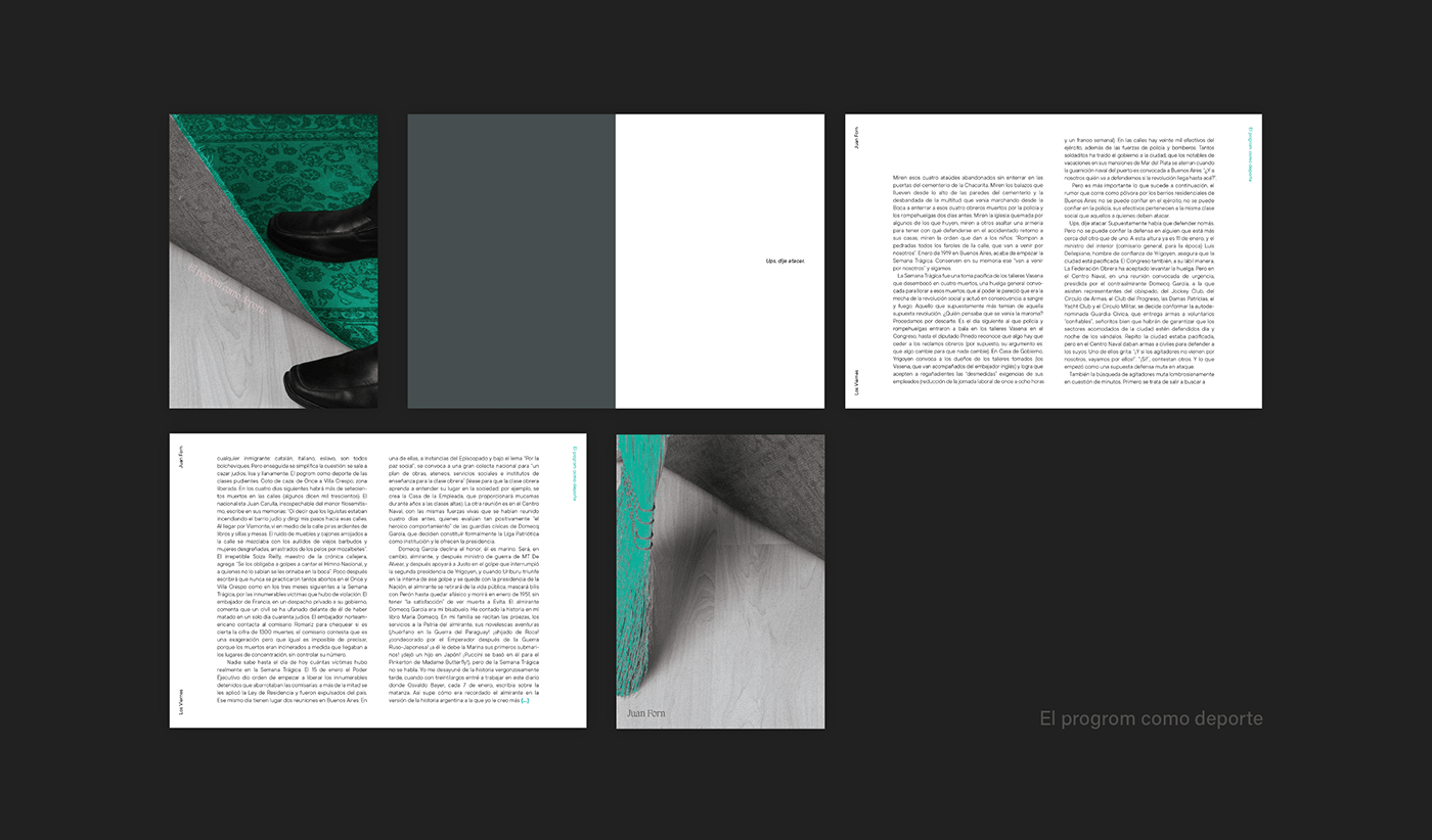 Collection Diseño editorial editorial fadu graphic design  juan forn Layout manela print typography  