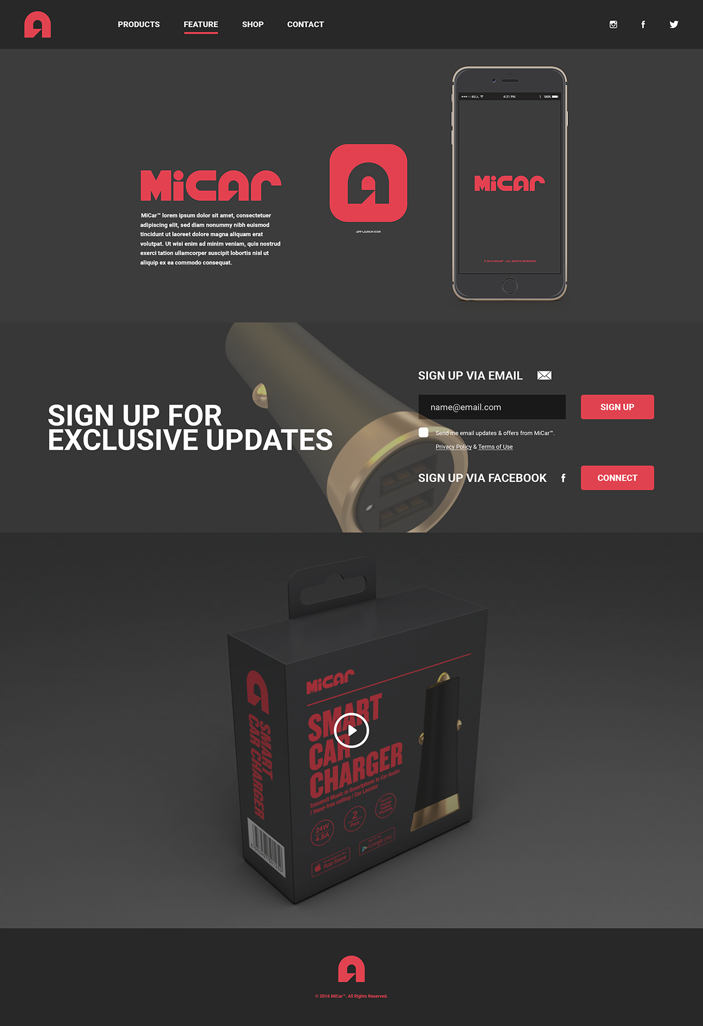 MiCar china Colorcubic 3d modeling branding  UIUX design package design  product design  Minimalism Portland
