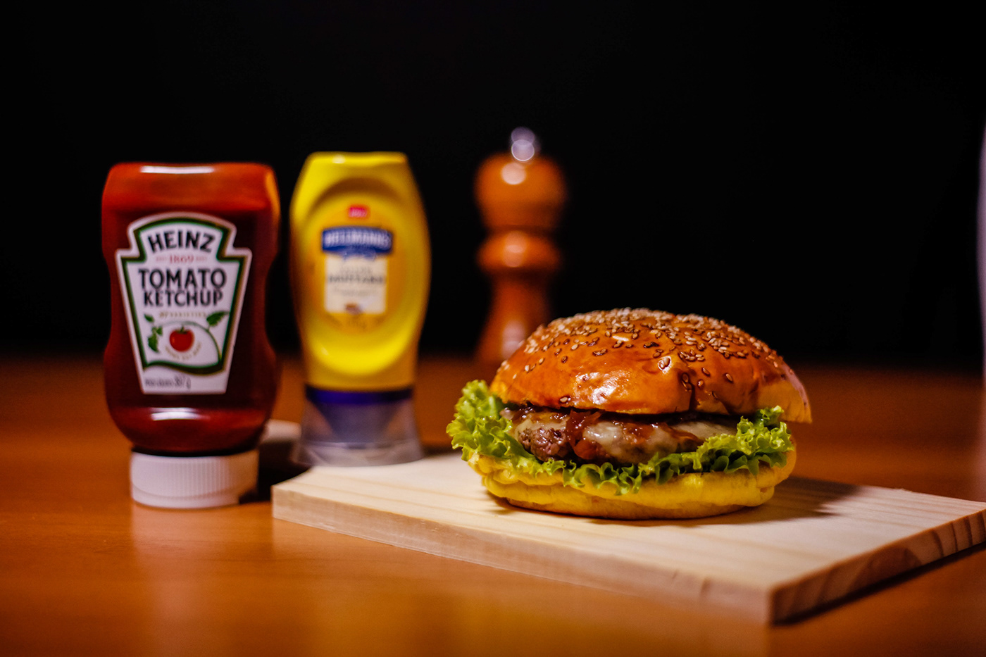 Food  Photography  burger hambuger French Fries
