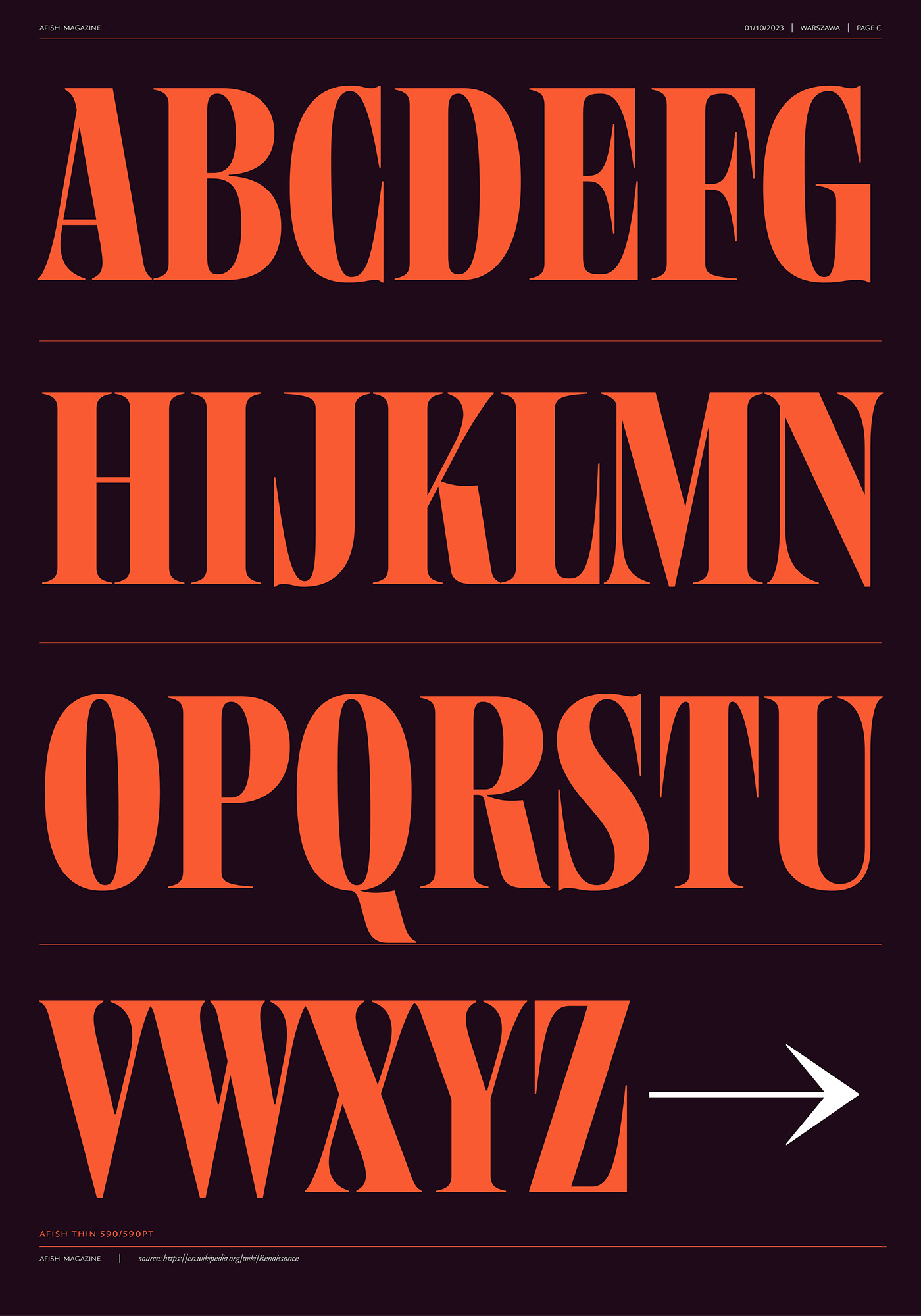 Variable Font MACHALSKI type design typography   experimental Classical poster woodtype orange Afish