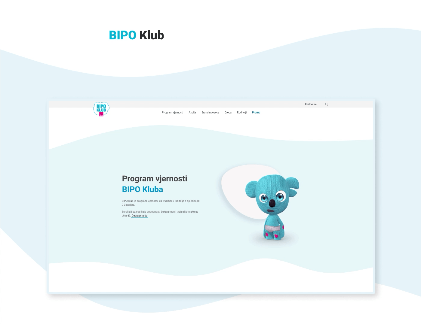 BIPA inspiration loyalty parents portal UI/UX Web Design  baby
