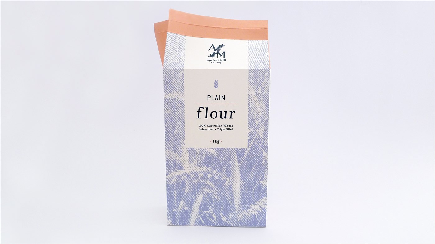flour Food  box carton template pastel wheat baking cooking Sustainable