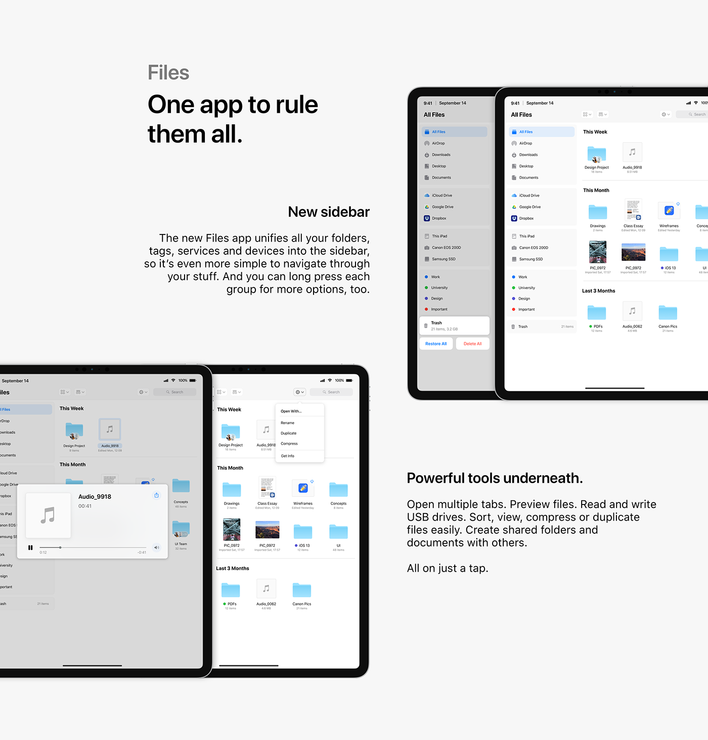ios ios 13 iPad iphone concept UI/UX UI design apple macos