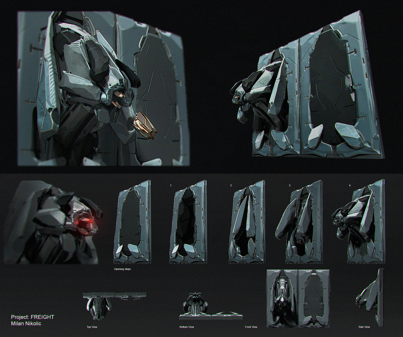 Film animation CGI 3D realistic Scifi Character design storytelling