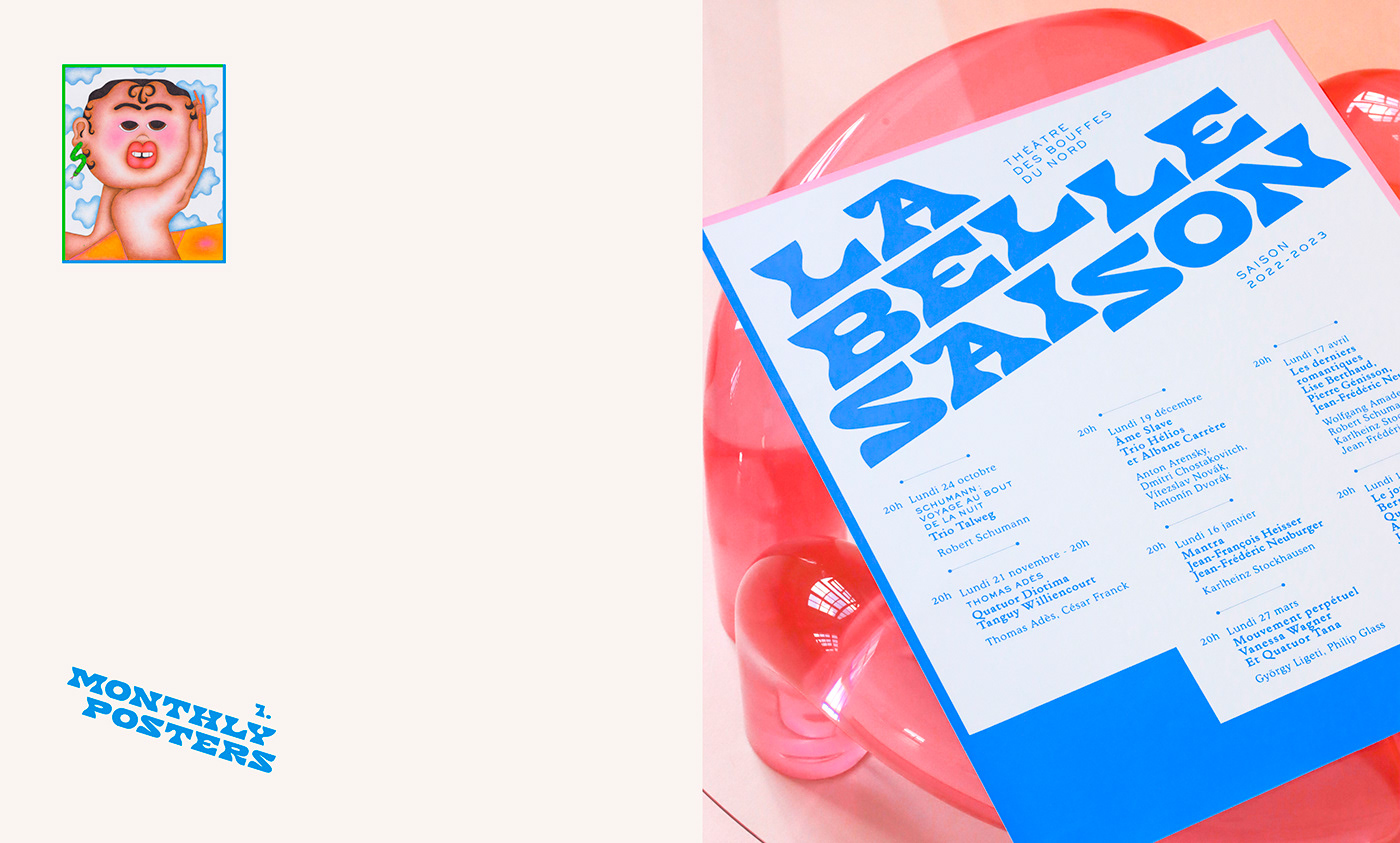Violaine & Jeremy type poster animated poster font Theatre typography   branding  Korea haein kim