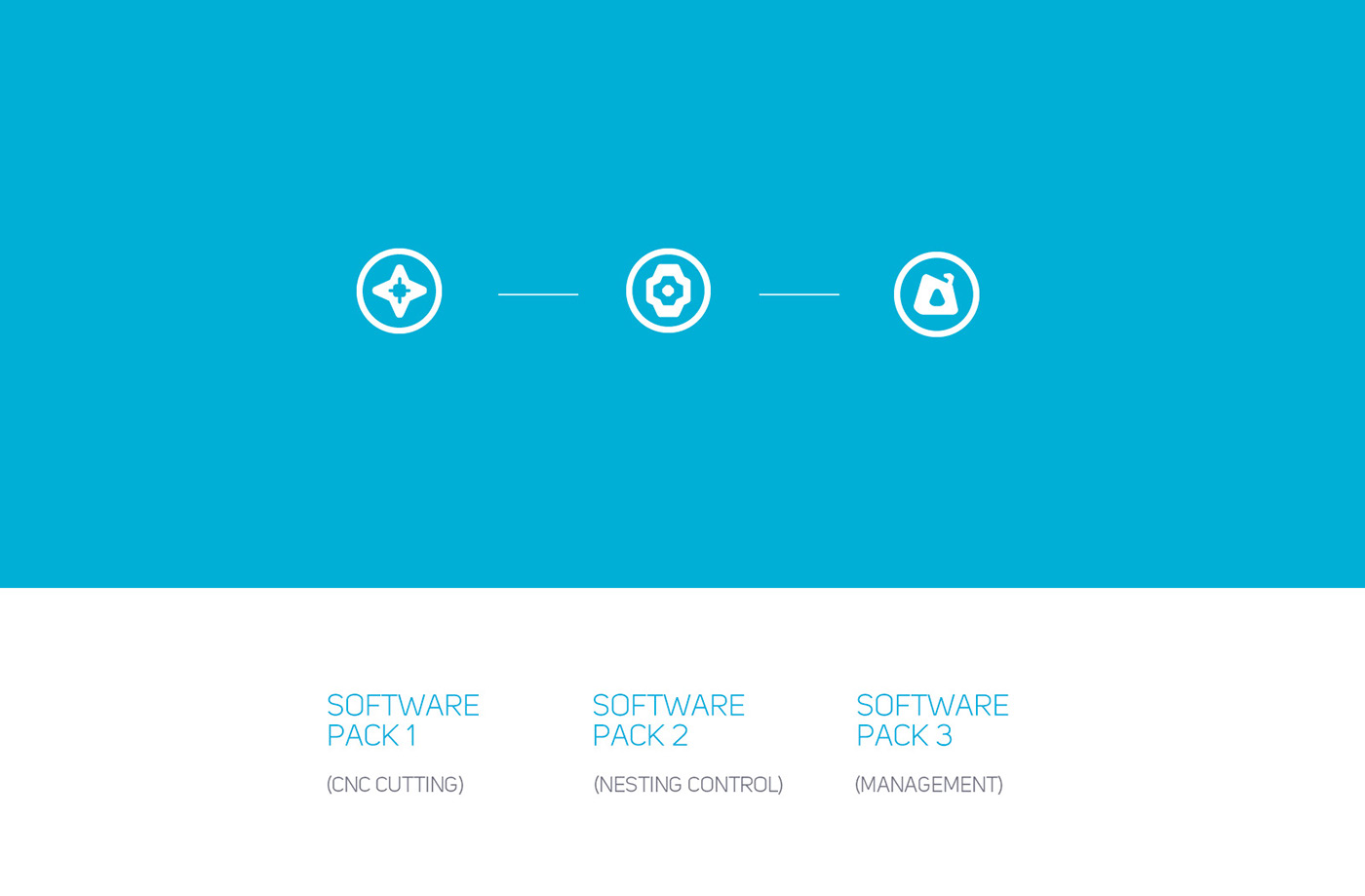 software application Interface cad industry blue metal brochure touchscreen