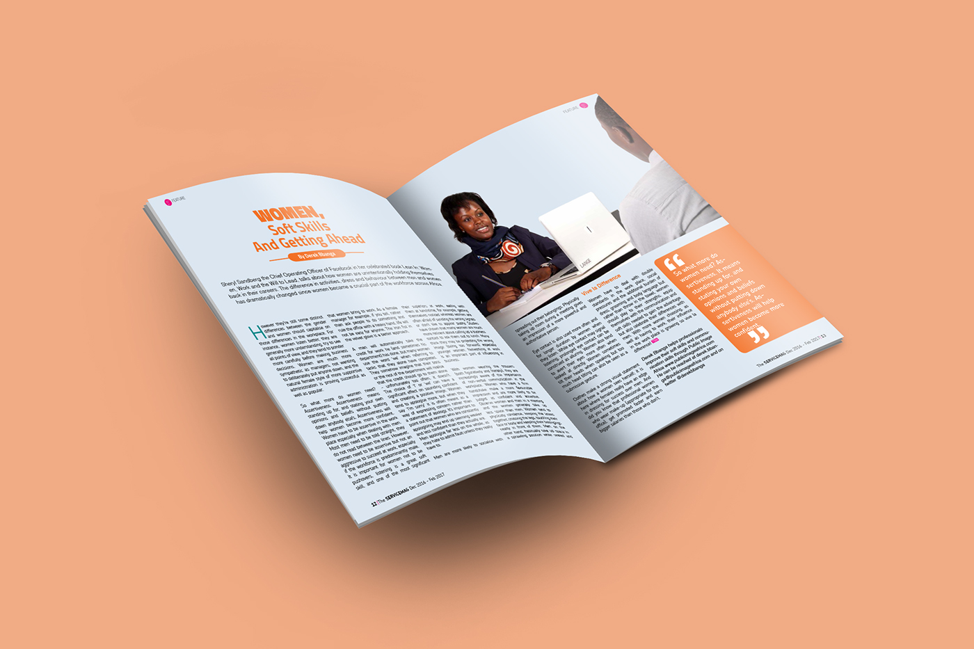 editorial design magazine kigali africa Rwanda banking