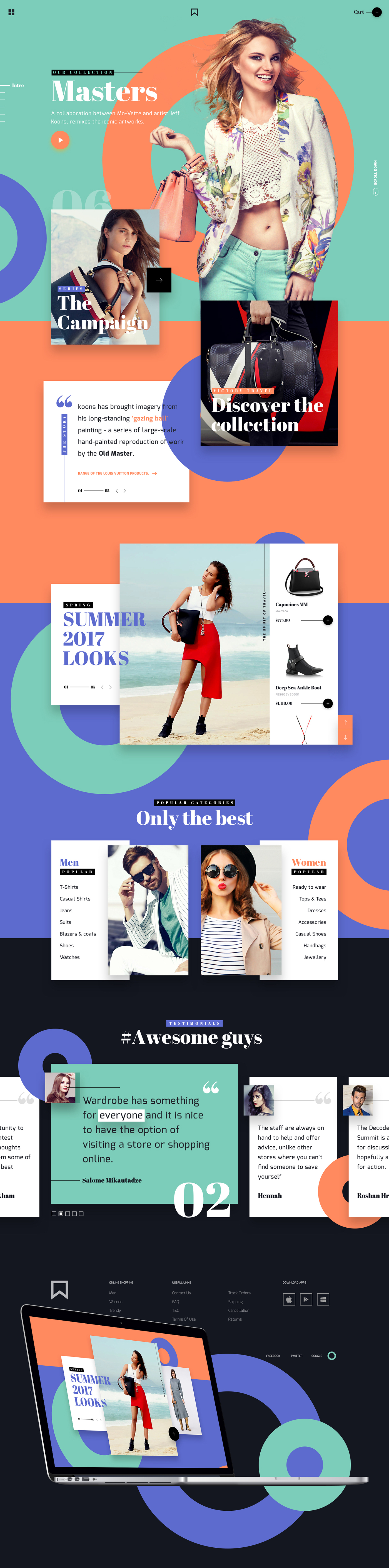 Vshop Luxury Beauty Website Design - Visual/UI on Behance