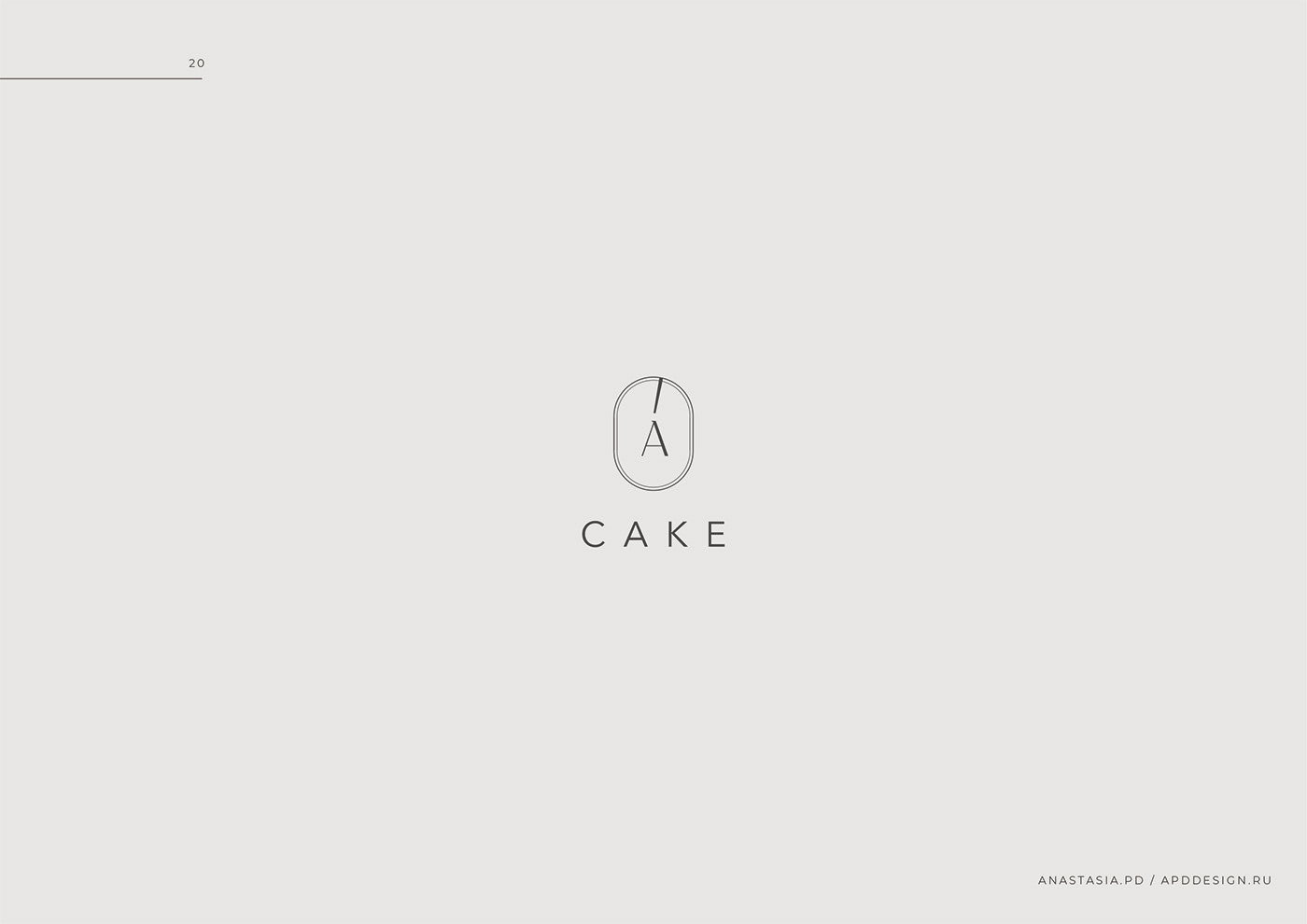 logofolio Logotype логотип портфолио brand cake interior designer