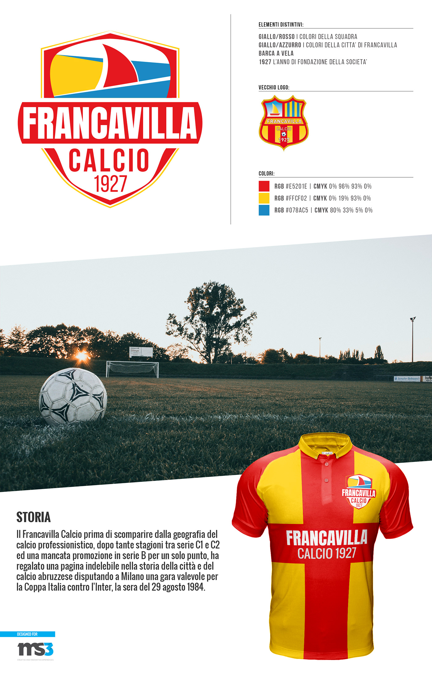 logo design restyle Francavilla calcio