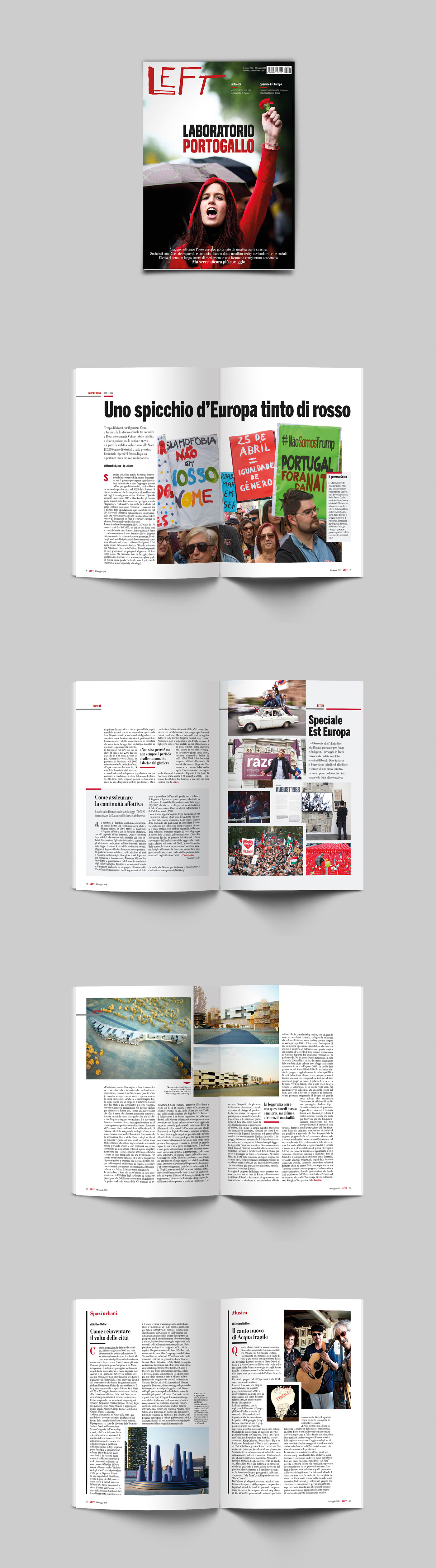 editorial graphic design  magazine cover InDesign impaginazione riviste Copertine