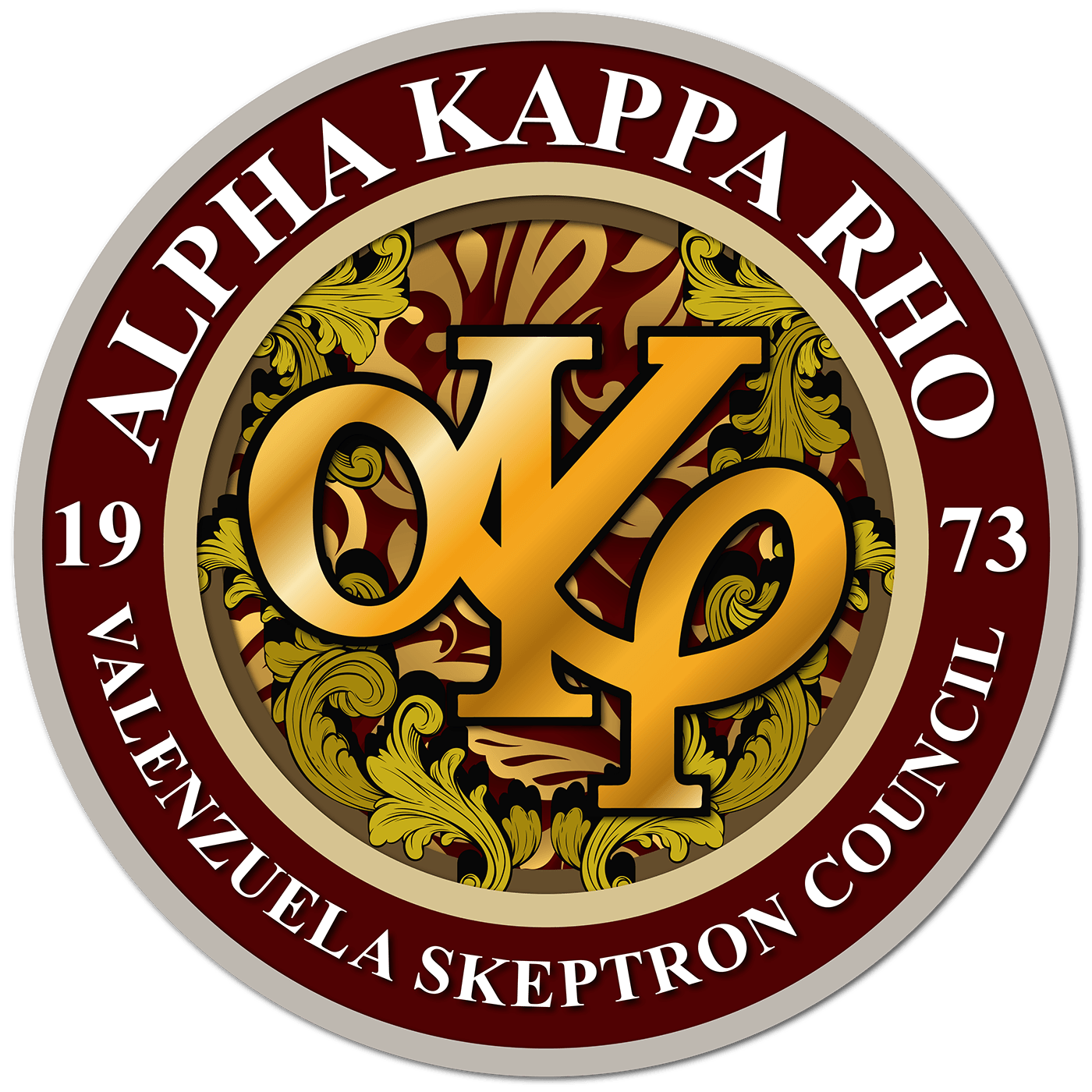 Logo Design logo Fraternity skeptron alpha kappa rho