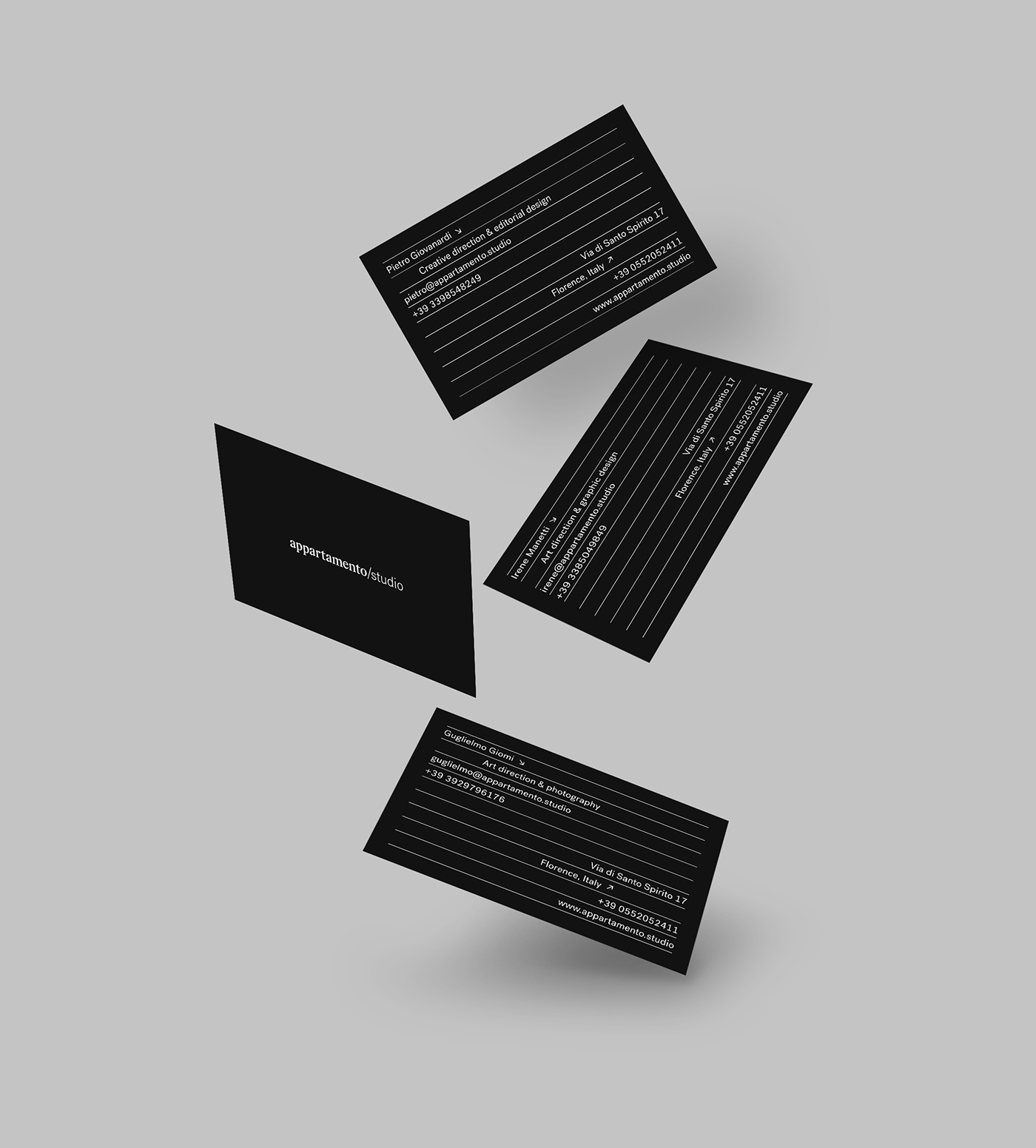 logo graphic brand visualidentity type business card studio swiss typography   portfolio