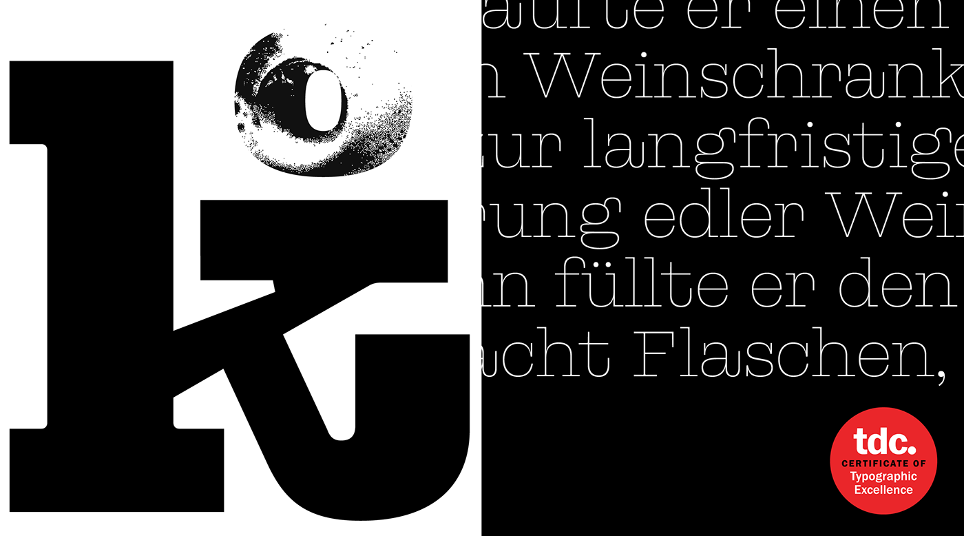 type type design typography   slab serif monster kraken