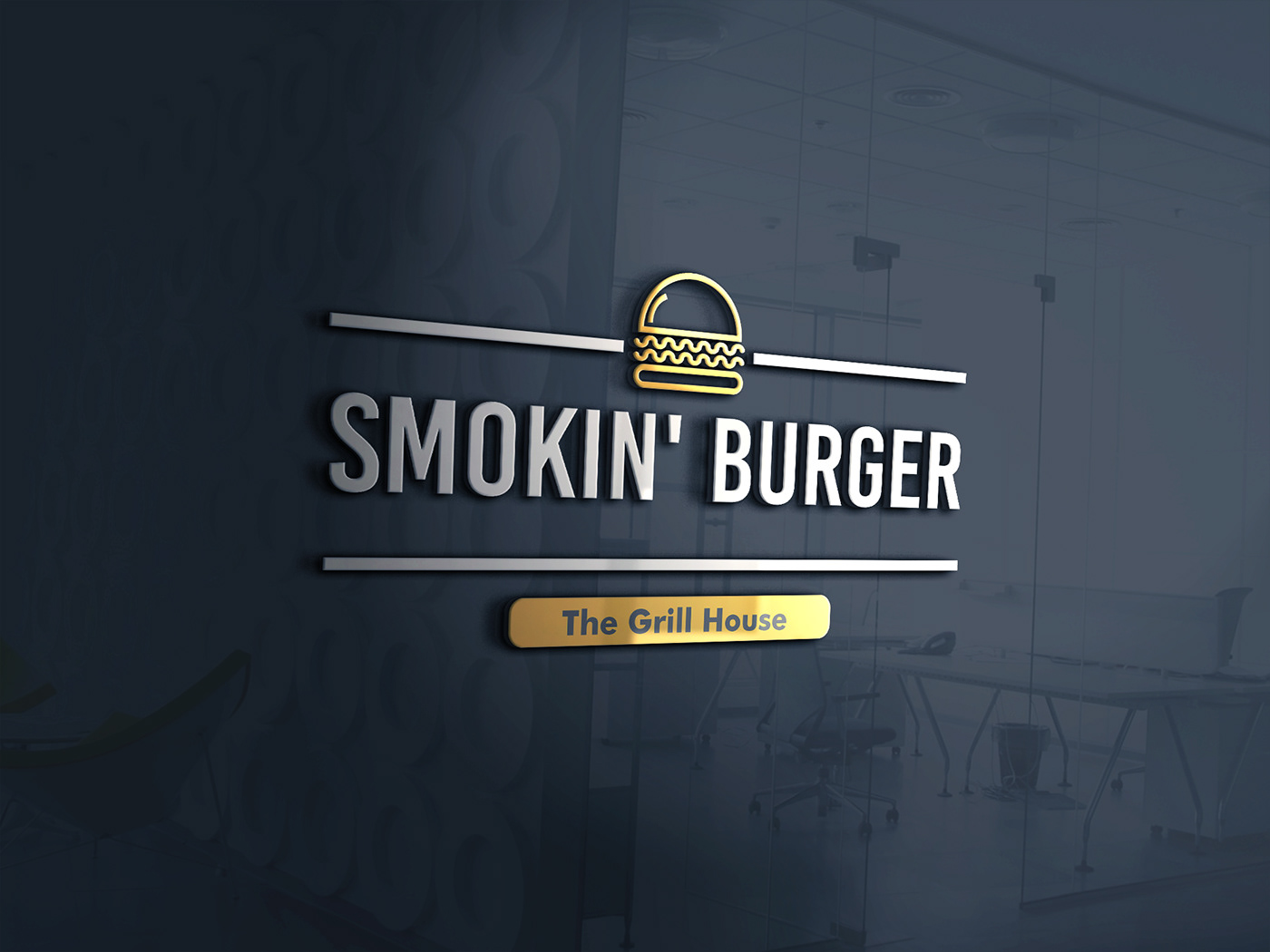 burger Food  Logo Design restaurant