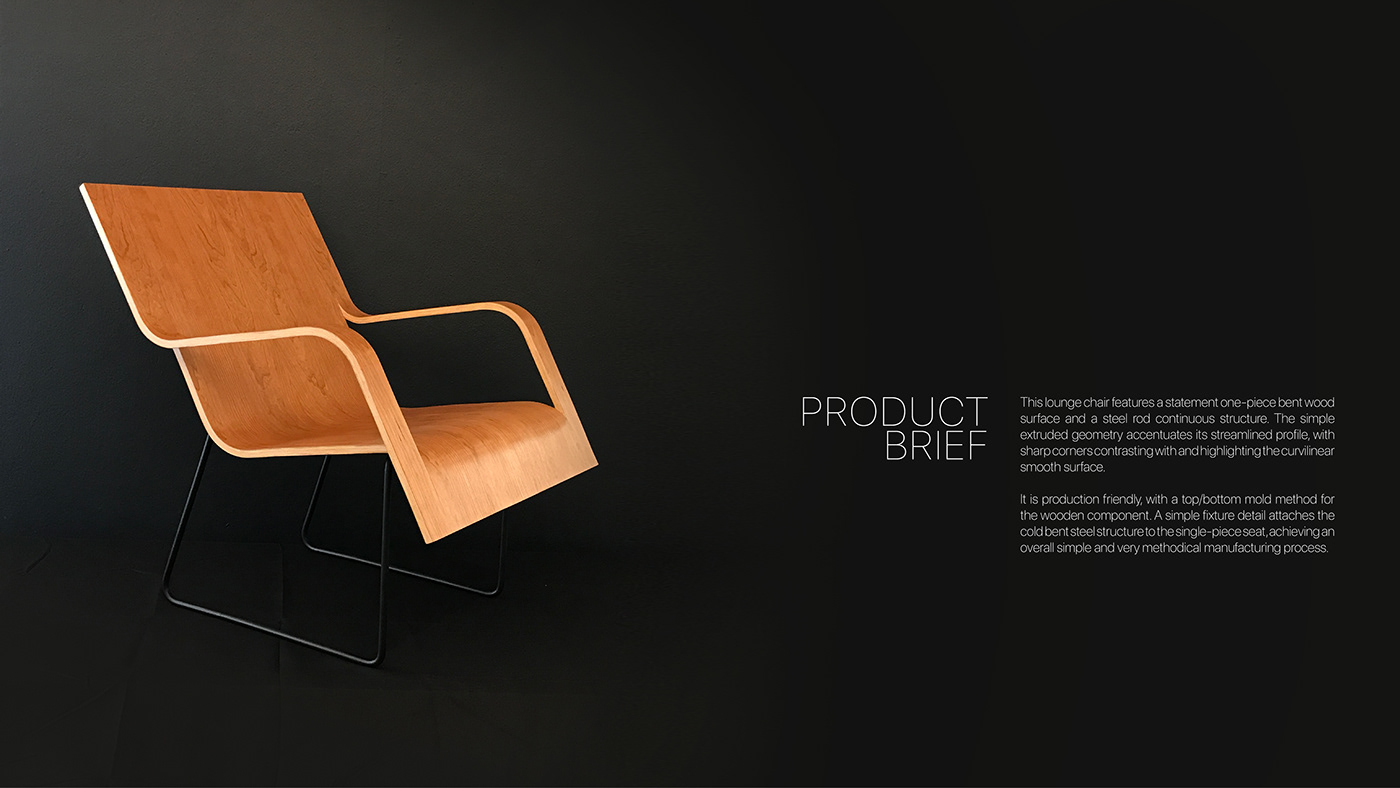 bent lamination chair design furniture furniture design  industrial design  plywood product design  wood woodworking