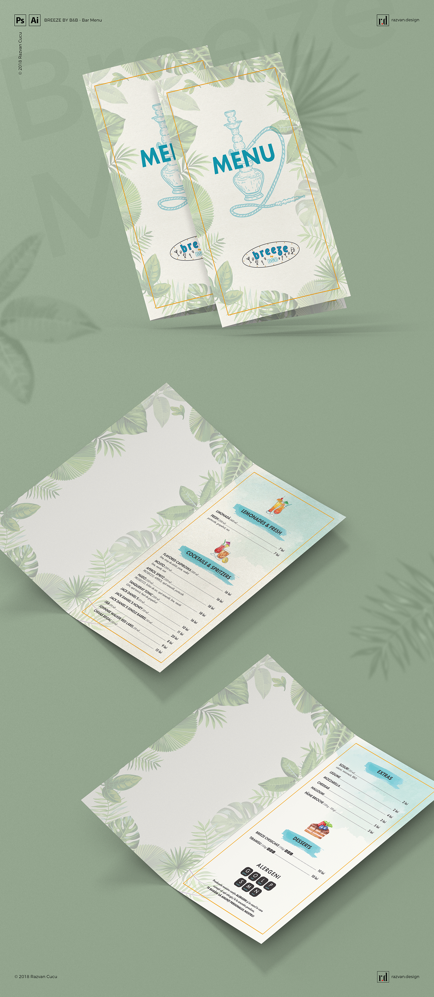 bar menu menudesign graphicdesign designiasi printdesign design designer cocktailmenu razvandesign