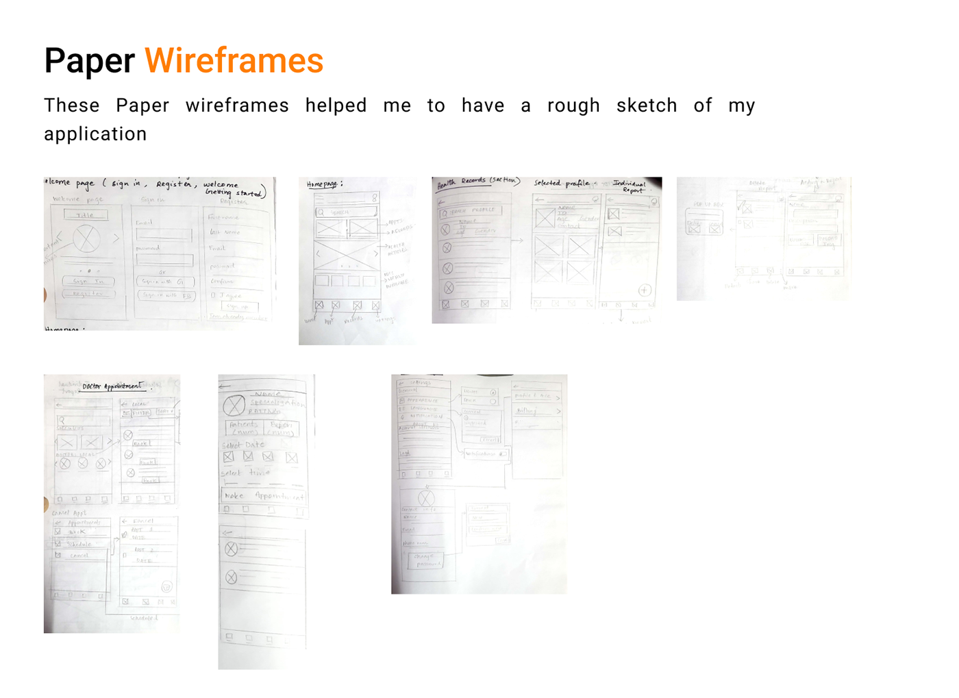 UX design wireframe prototype usability testing User research