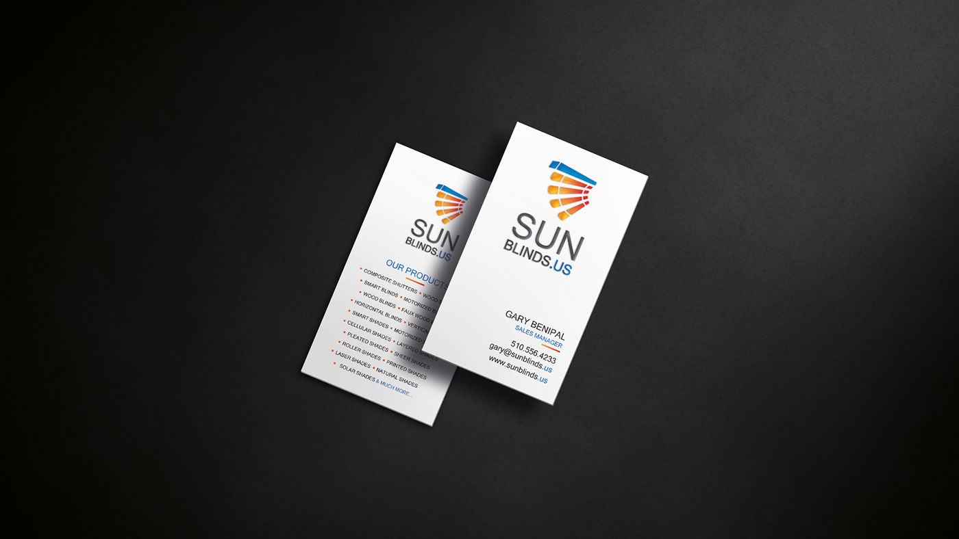 logo business card flyers Promotional marketing   blinds art direction  branding  Mockup graphic design 