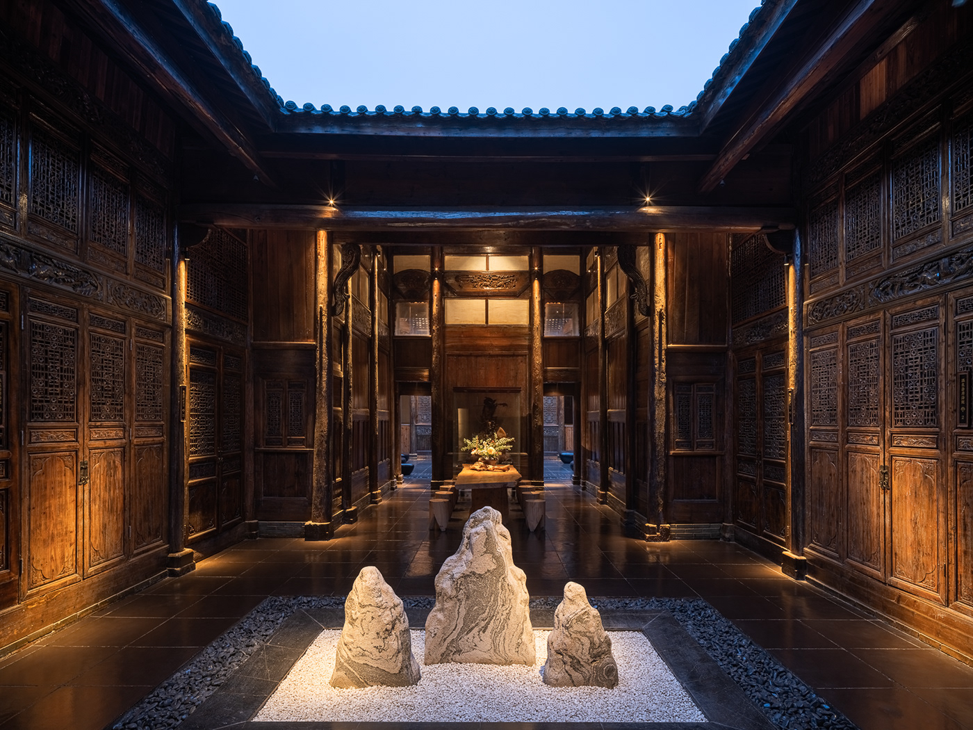 hotel resort architecture historical hot springs xi'an historic building Architecture Photography