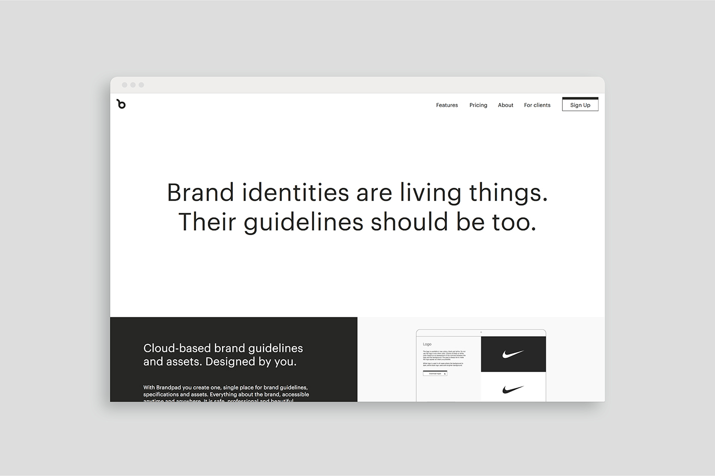 intercative brand guideline software identity