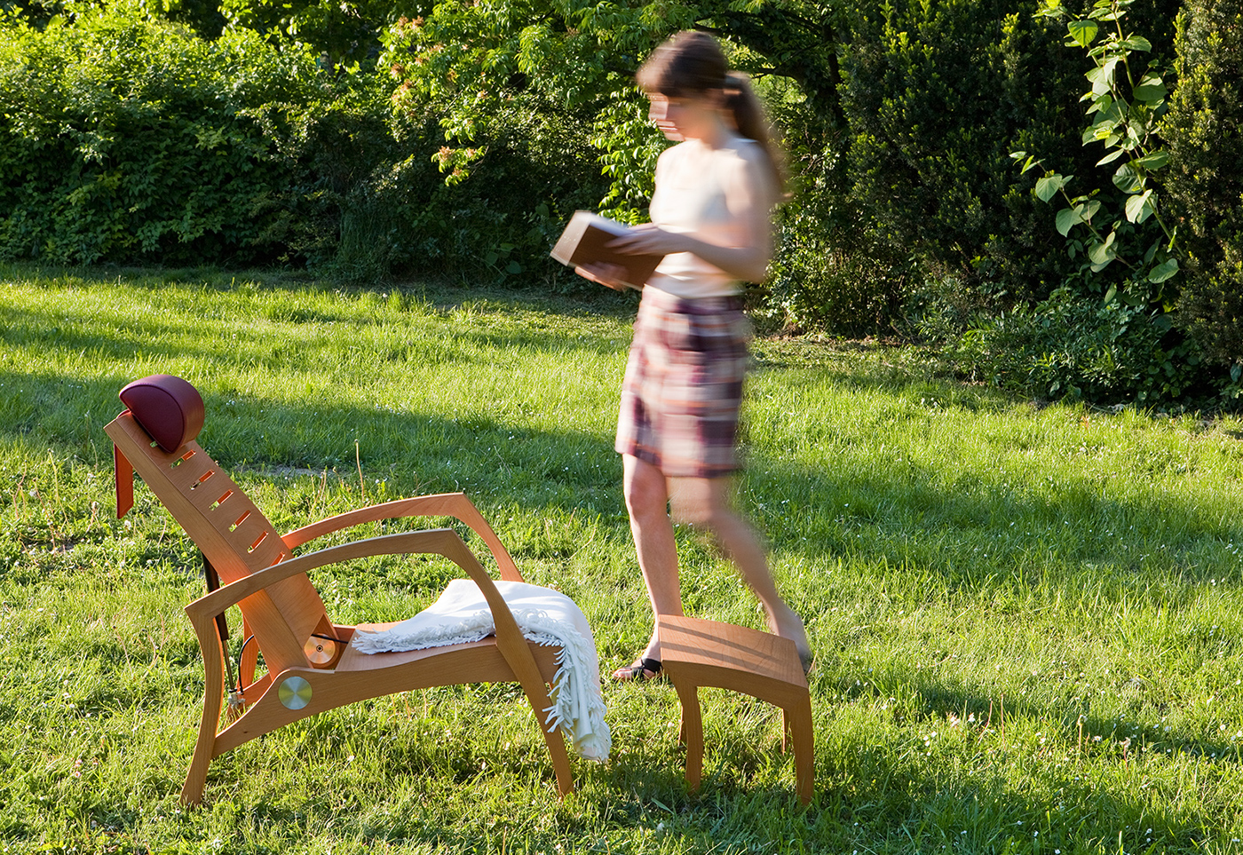 relax chair recliner liège Grasshopper kabóca szek chair ergonomic wooden relax furniture