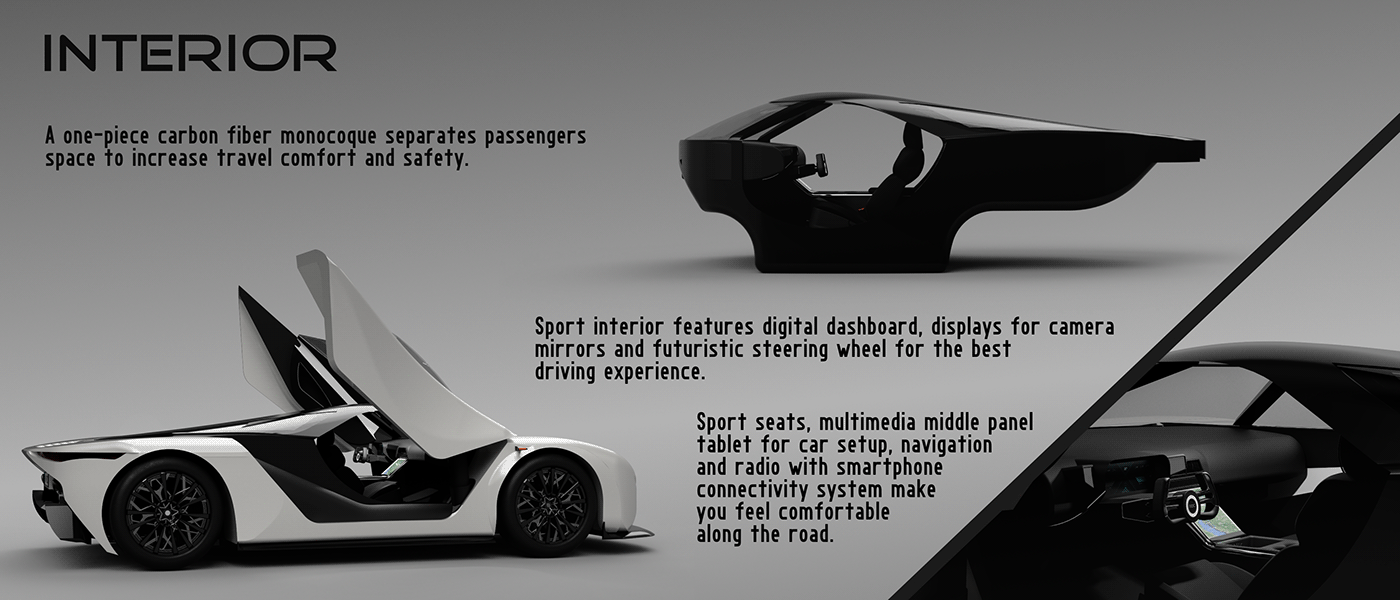 supercar car electric sport sportcar concept design Aerodynamics aero rdc02
