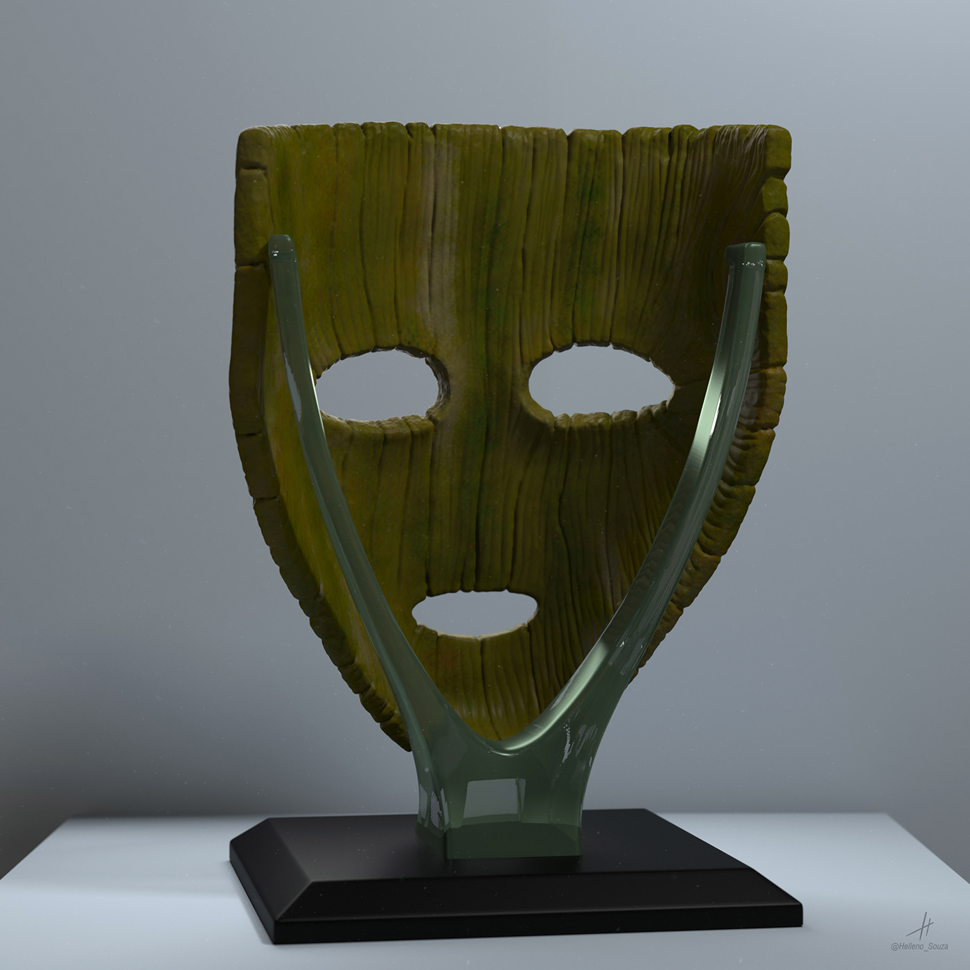 3D 3dsculpture collectible fanart mask Maskara themask