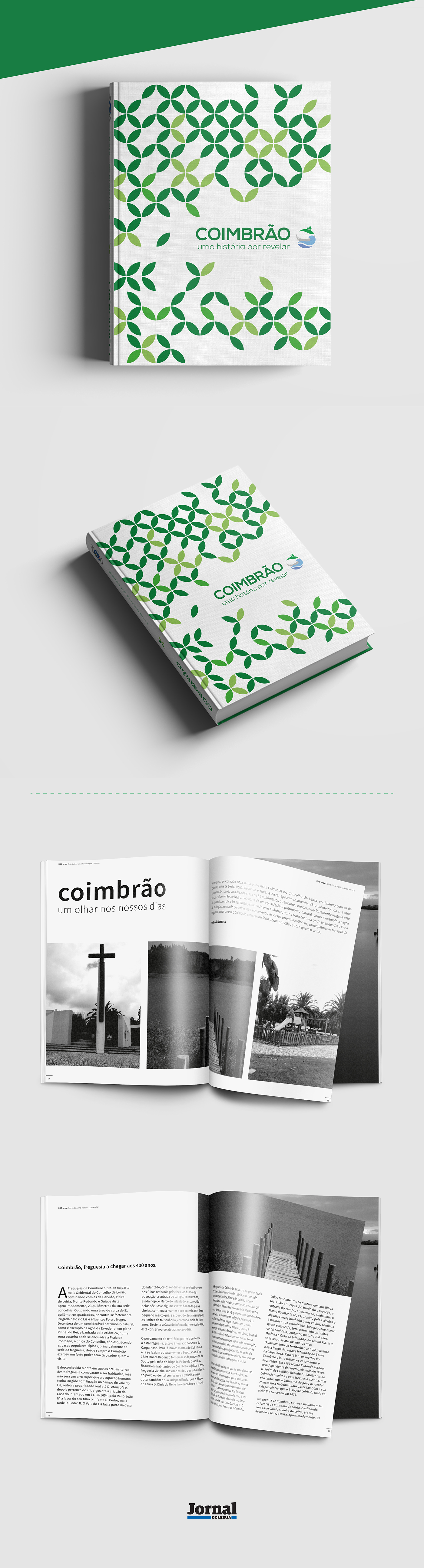 book editorial design green Coimbrão leiria Portugal photos graphic design  memories