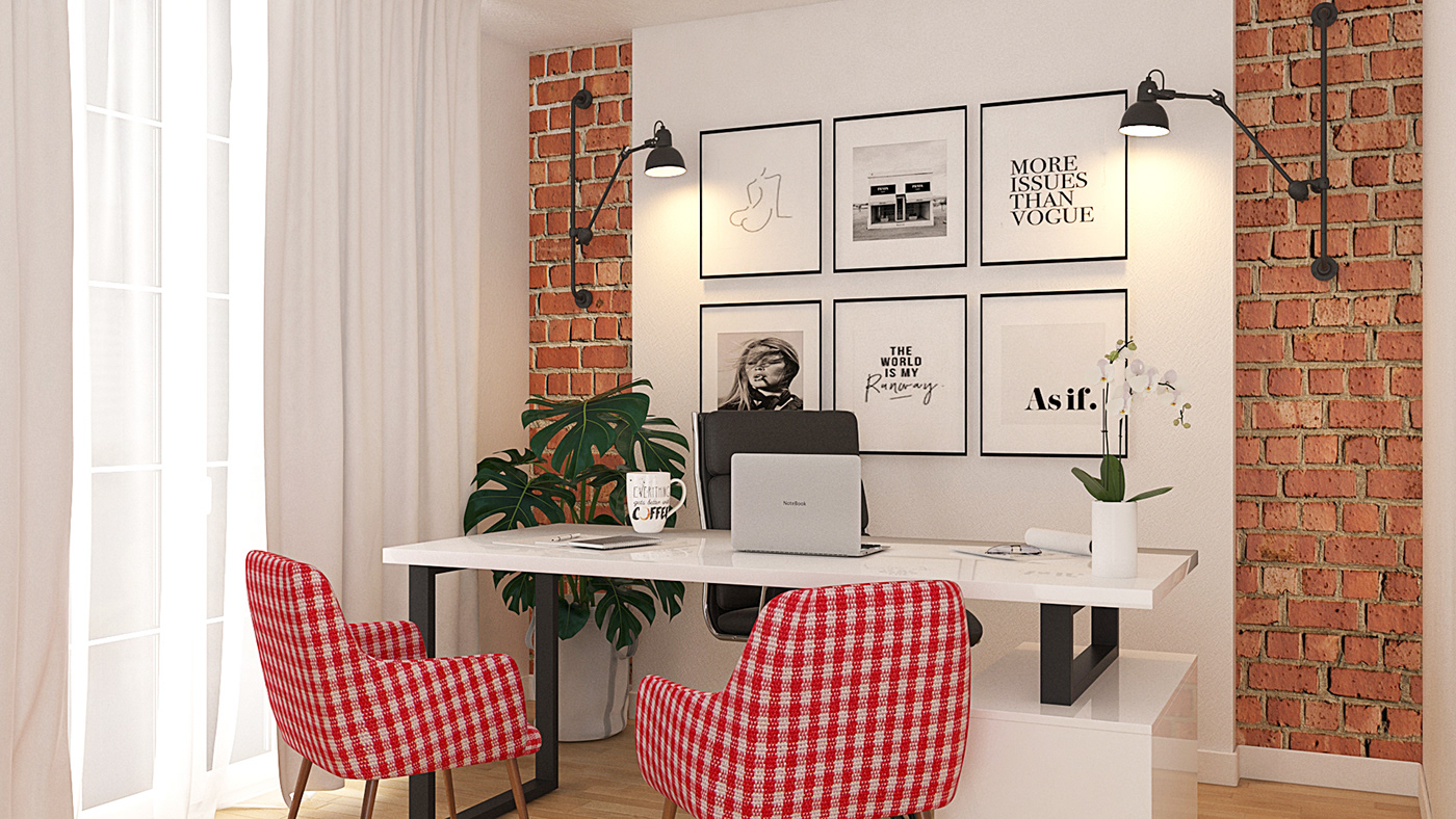 interior design  Office Design furniture 3ds max