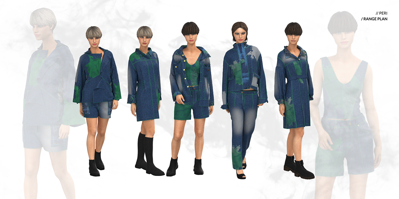 3D CLO 3D designer fashion design ILLUSTRATION  metal portfolio virtual fashion