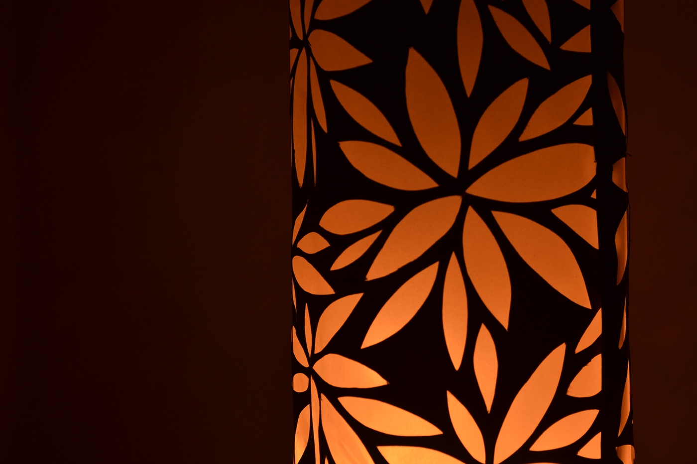 lamps lights paper papercut TABLE LAMPS black craft handmade