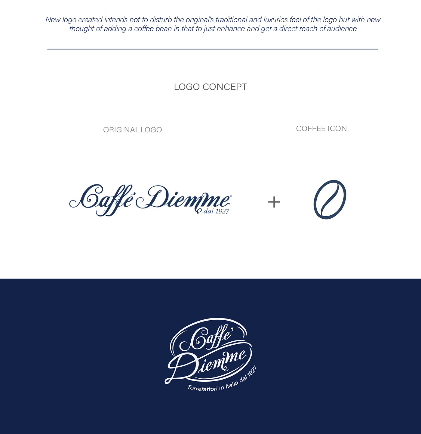 adobe illustrator brand identity Caffè Diemme Graphic Designer Logo Design logos rebranding